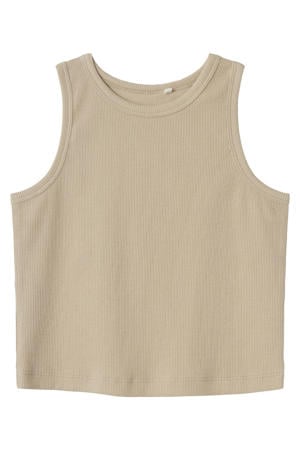 top NKFNAKAL SL CROP TOP NOOS beige