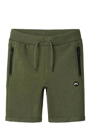 sweatshort donkergroen