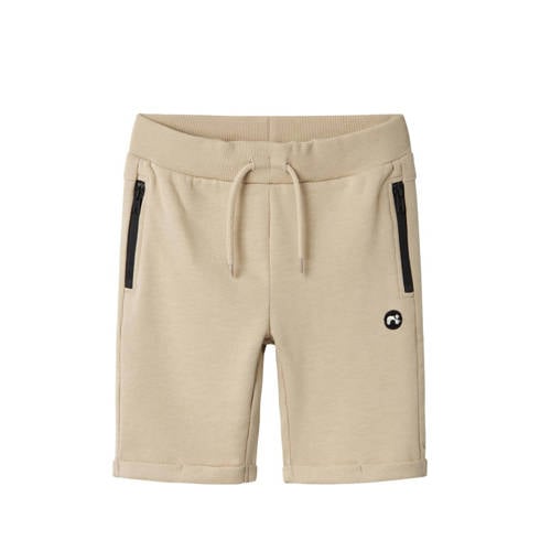 NAME IT KIDS sweatshort NKMVIMO beige afbeelding