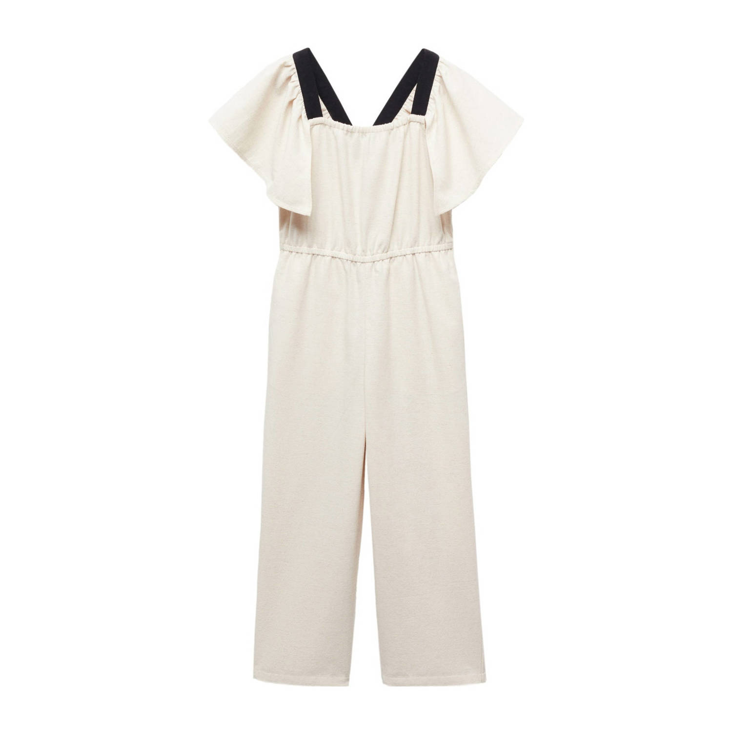 Mango Kids jumpsuit ecru