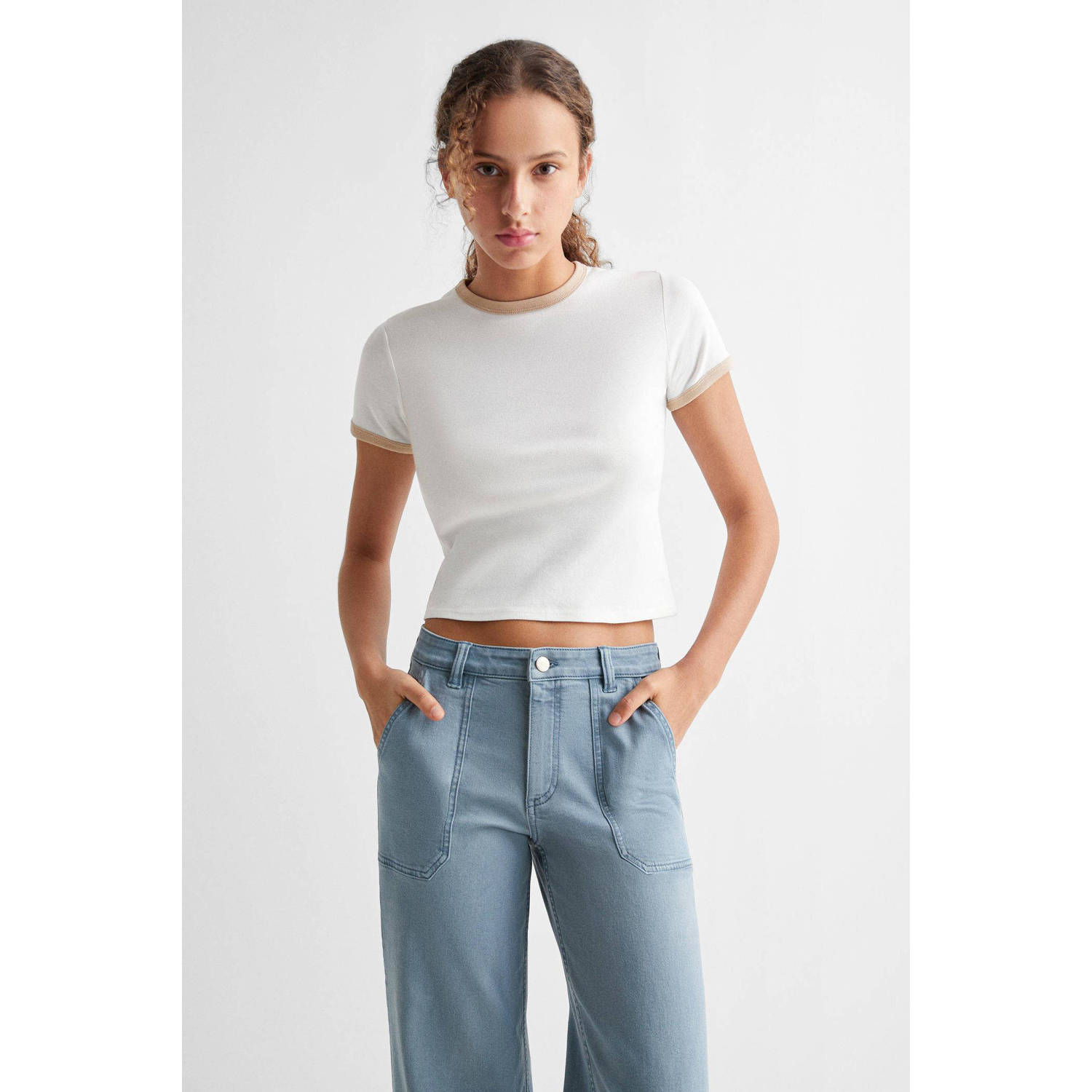 Mango Kids wide leg broek