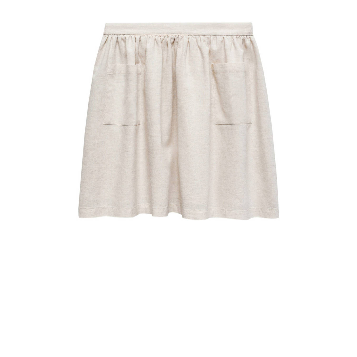 Mango Kids rok met linnen beige