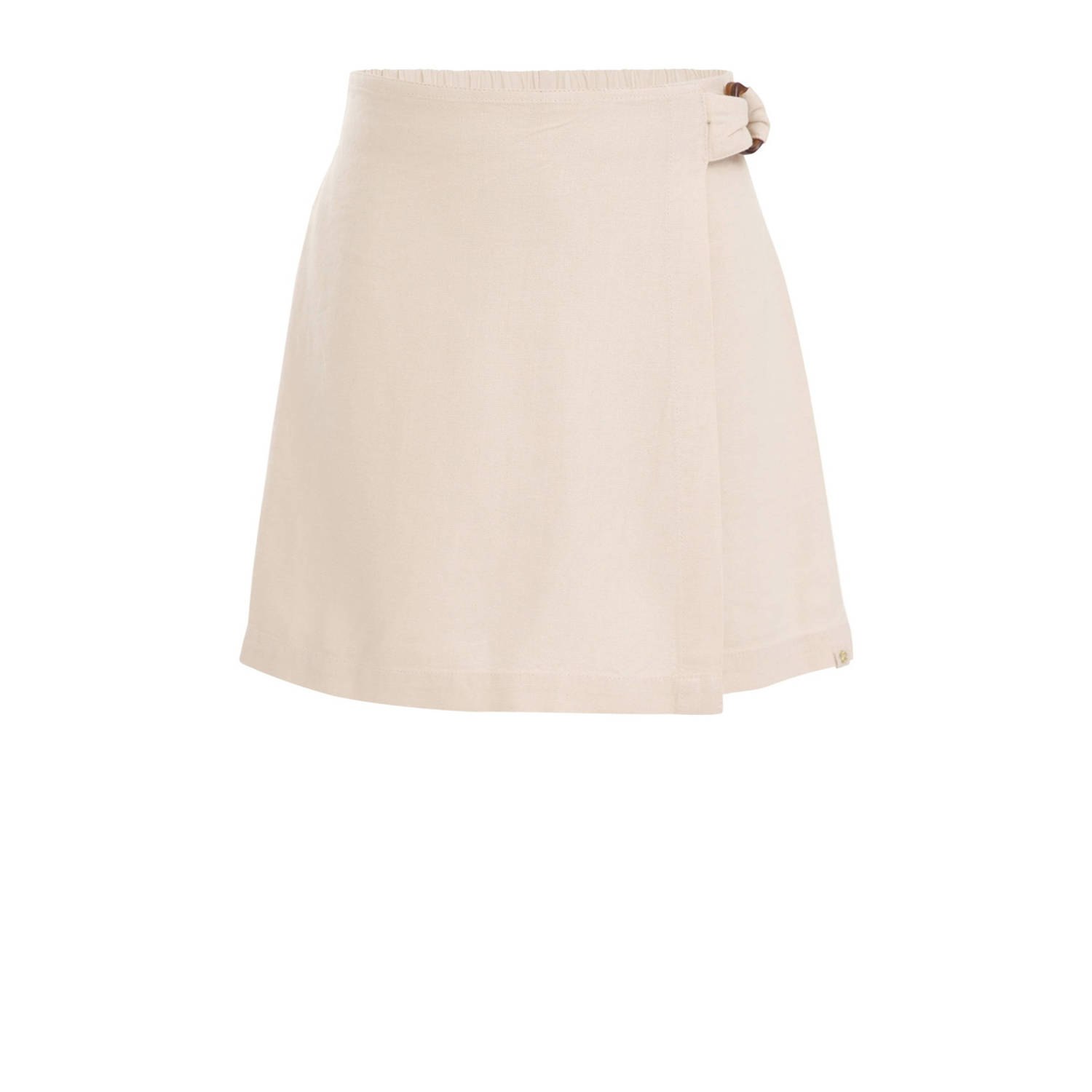 WE Fashion skort zand Rok Beige Meisjes Viscose Effen 110 116