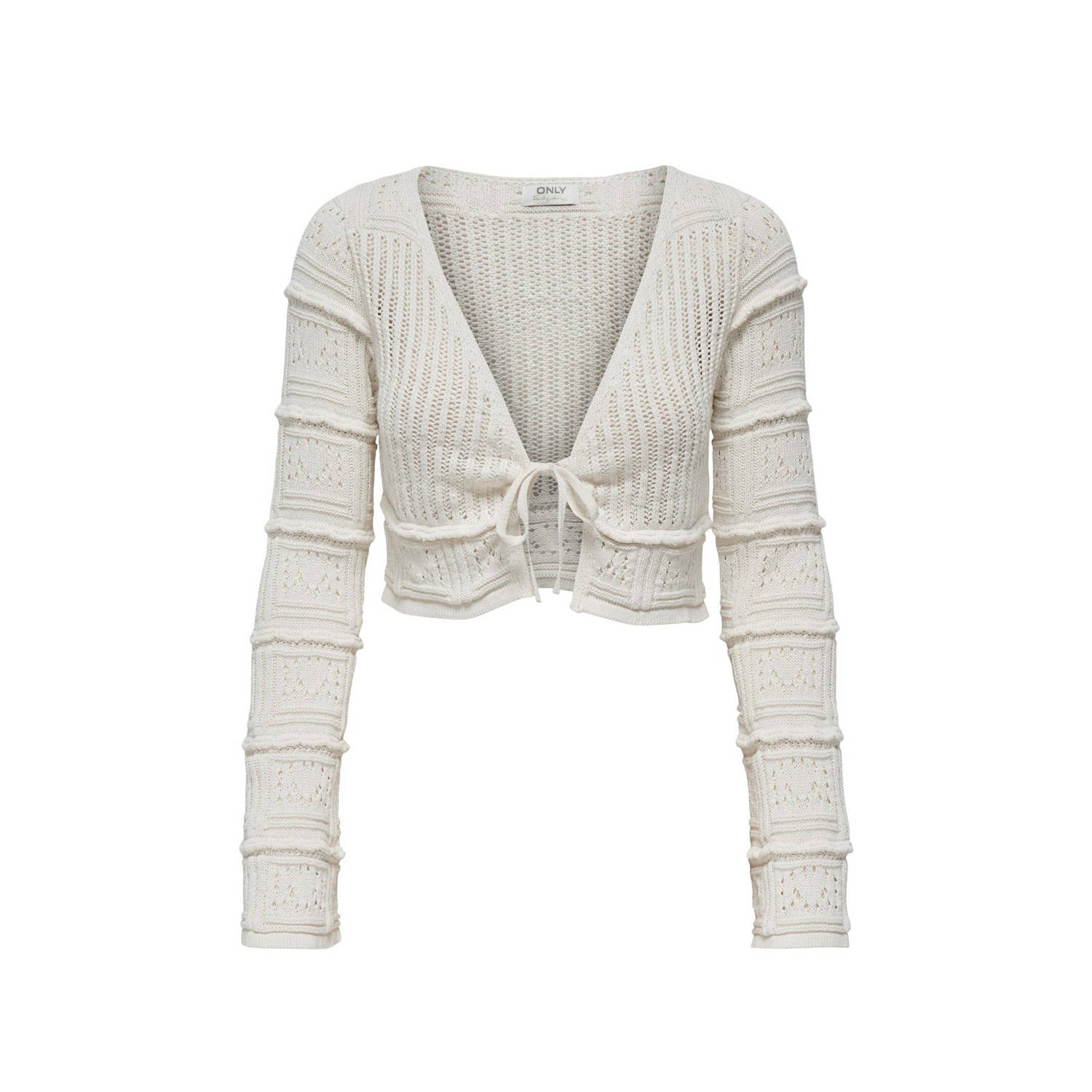 Only Regular fit cardigan met striksluiting model 'NATALIE'