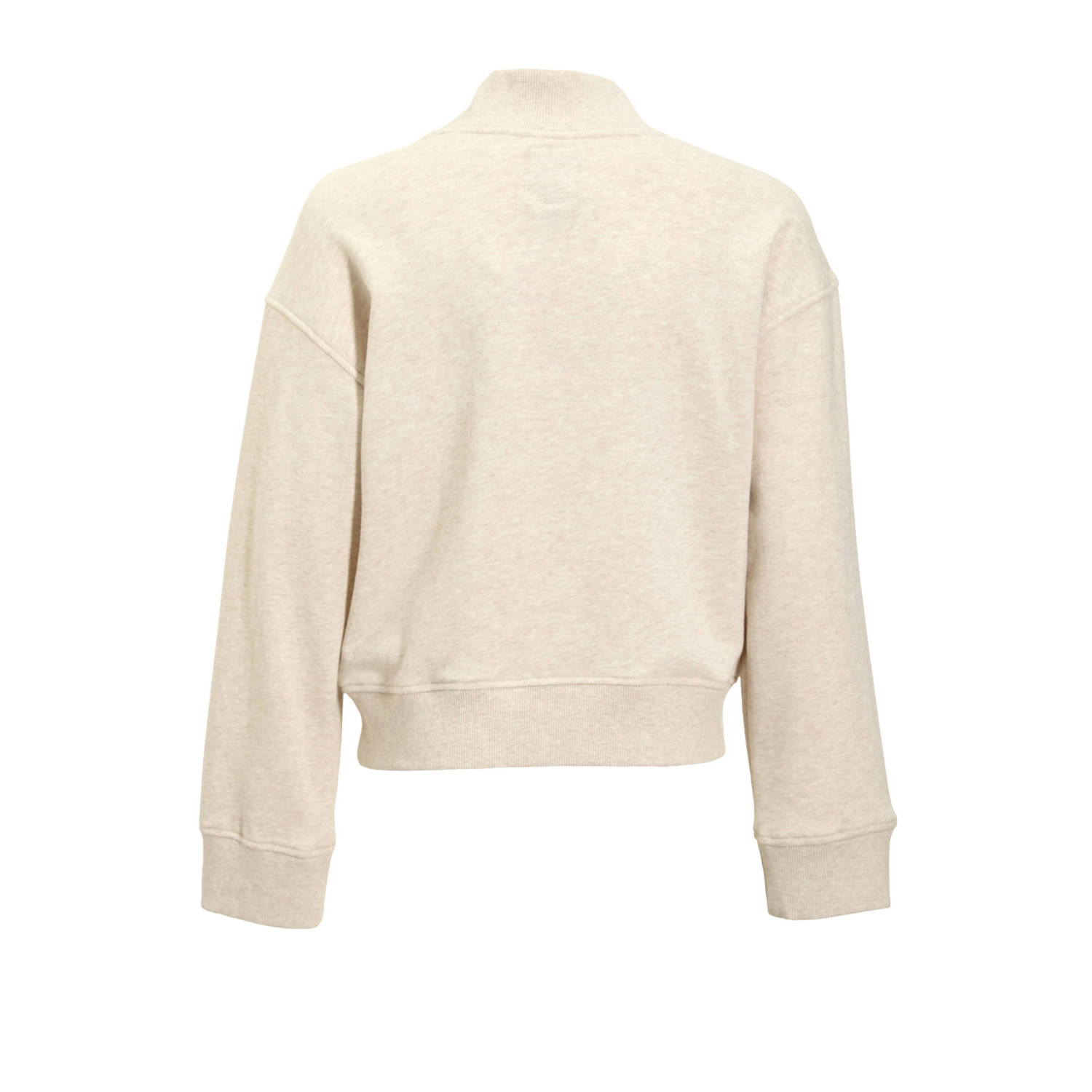 Me & My Monkey sweater Ria met borduursel beige melange
