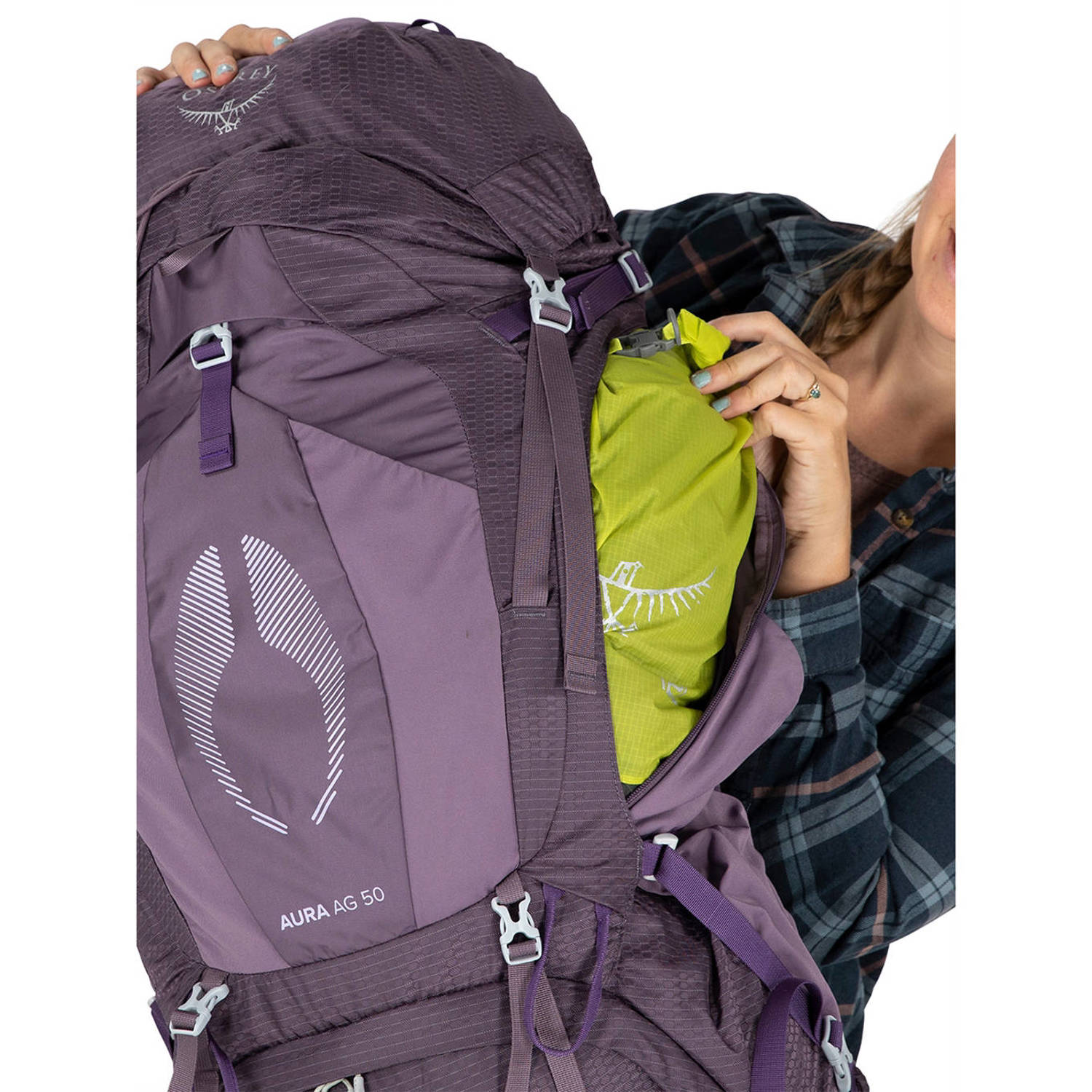 Osprey backpack Aura AG 50 WS S paars