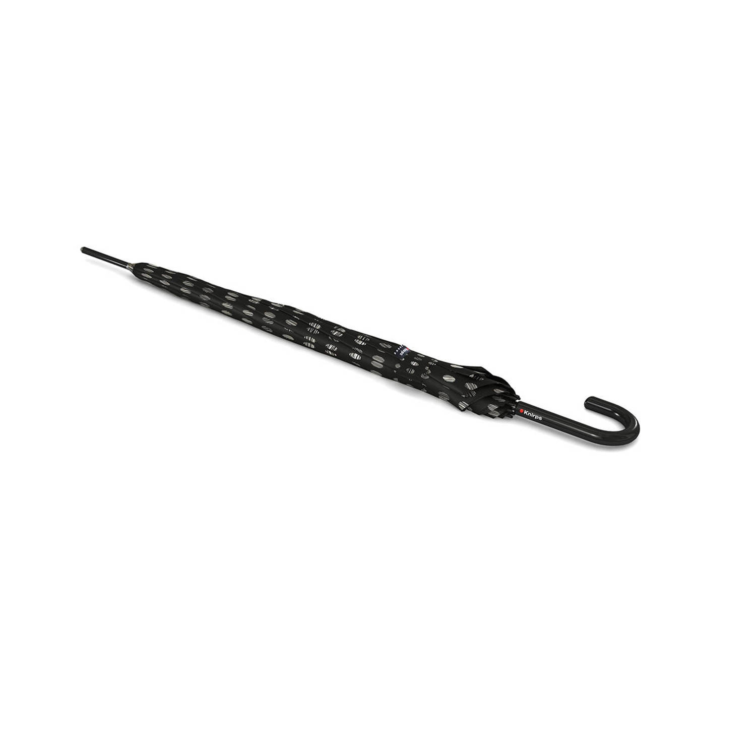 Knirps paraplu A.760 Stick Automatic zwart grijs