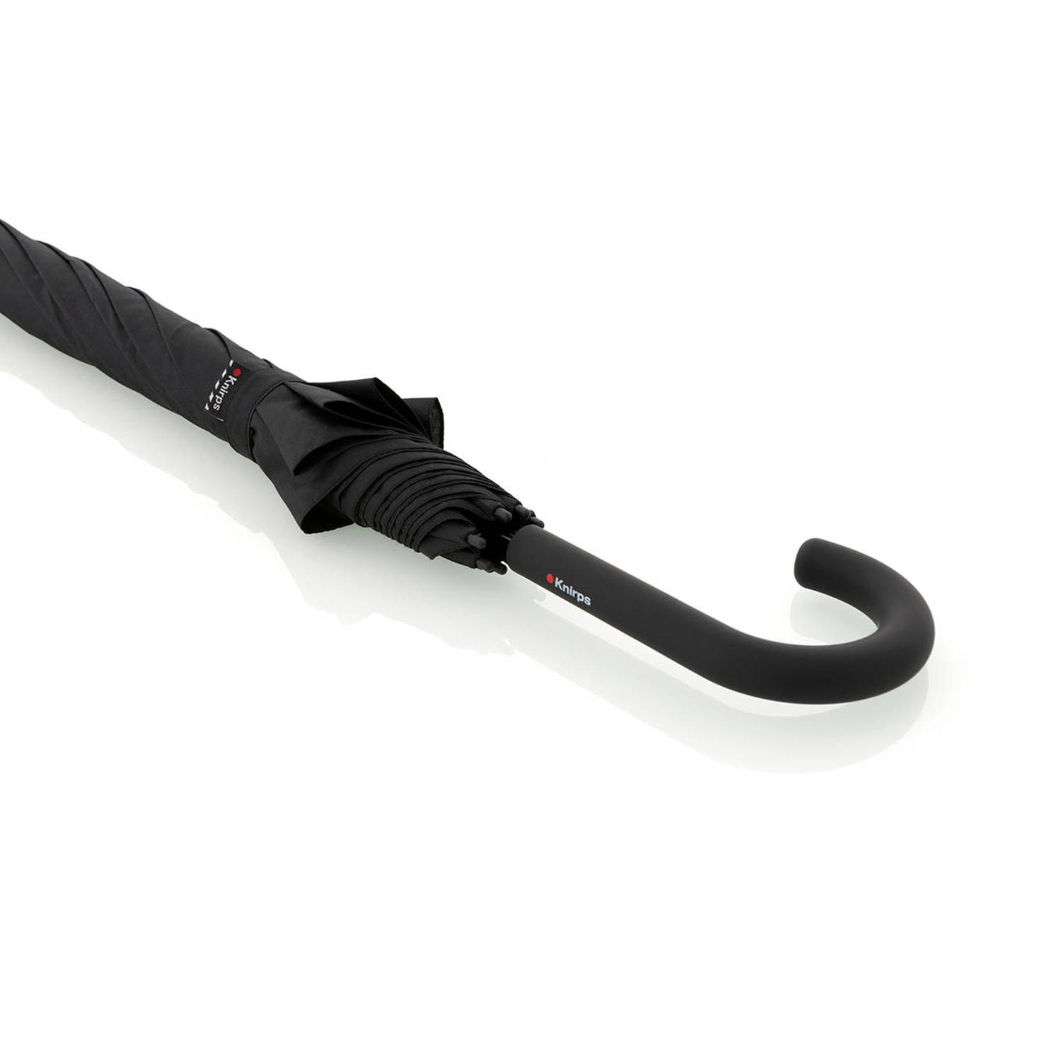 Knirps paraplu A.760 Stick Automatic zwart grijs