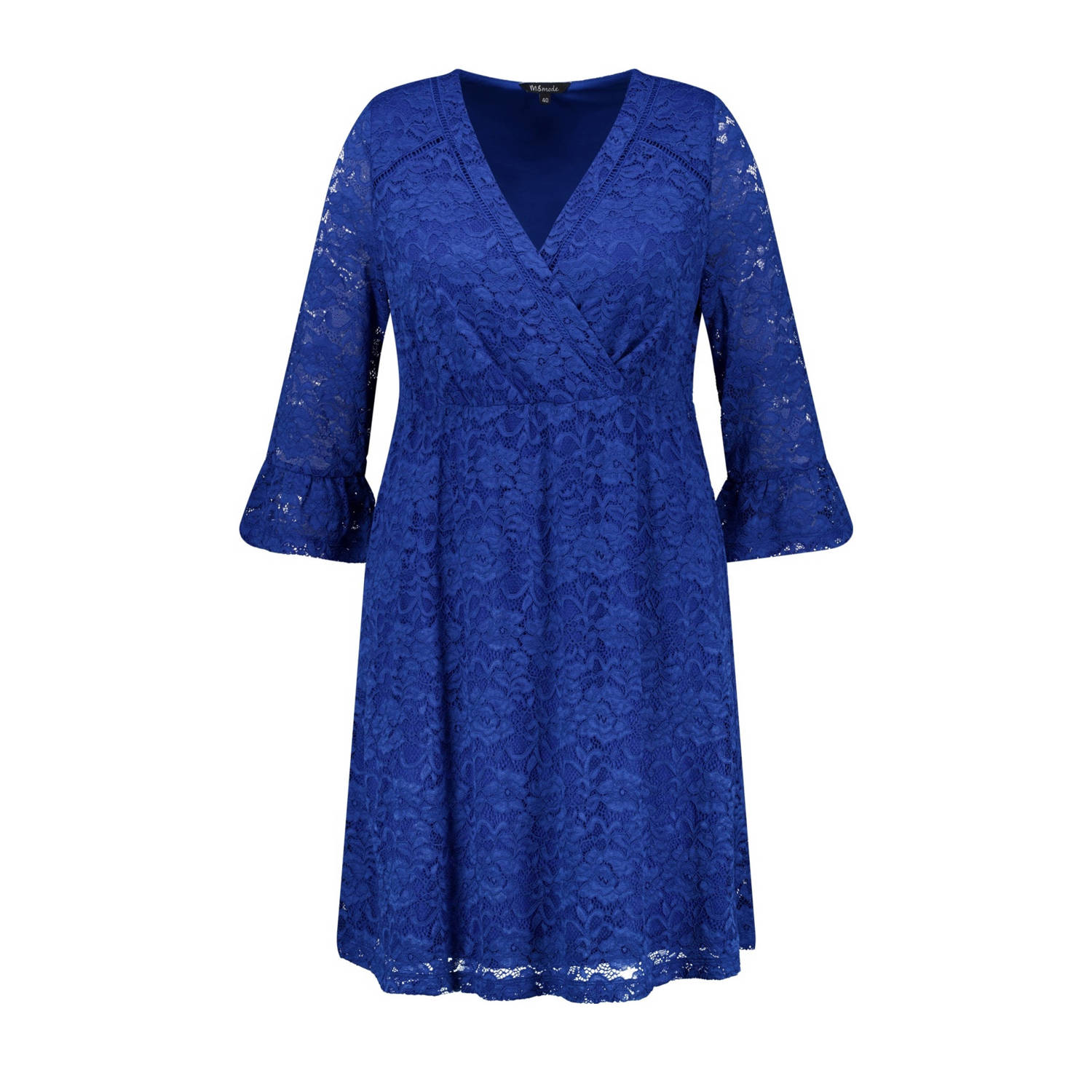 MS Mode A-lijn jurk blauw
