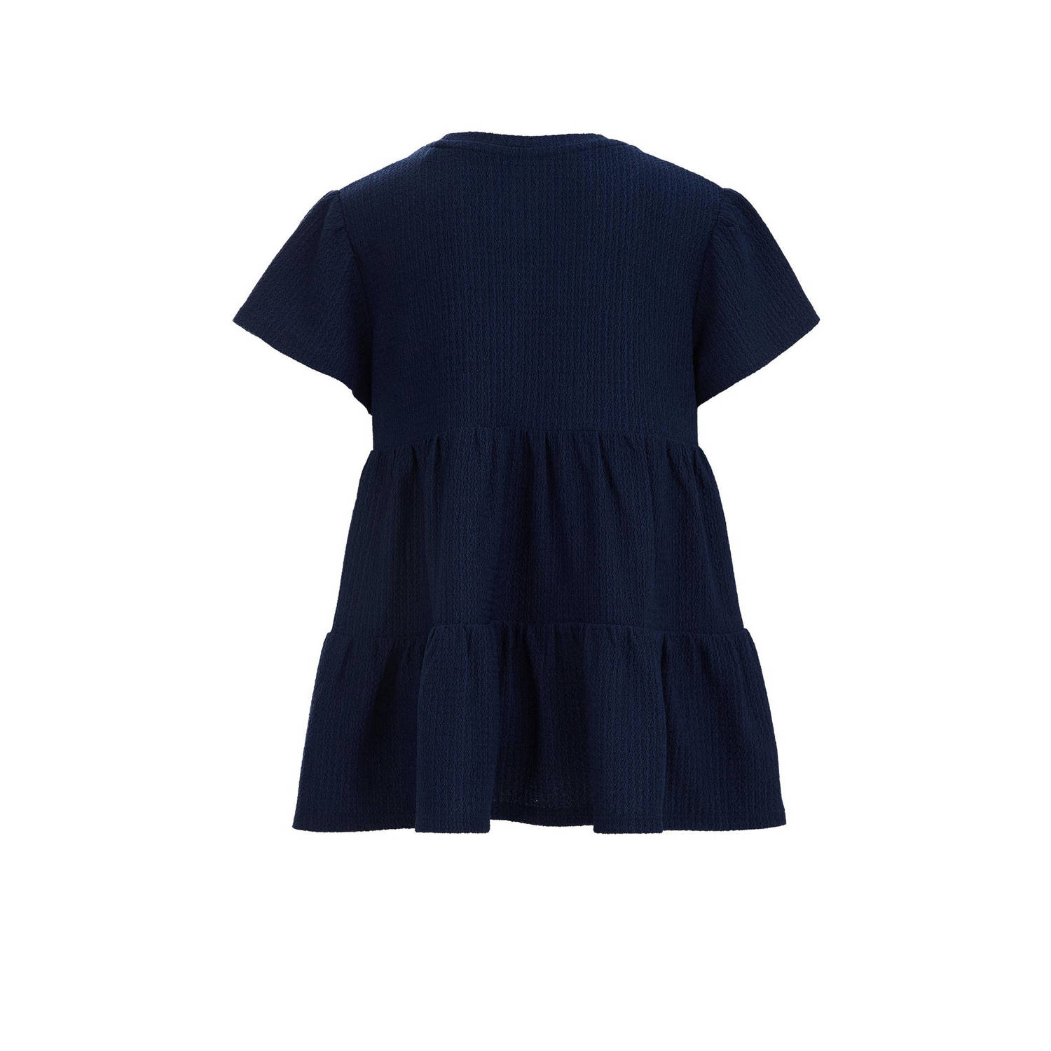 WE Fashion trapeze jurk donkerblauw