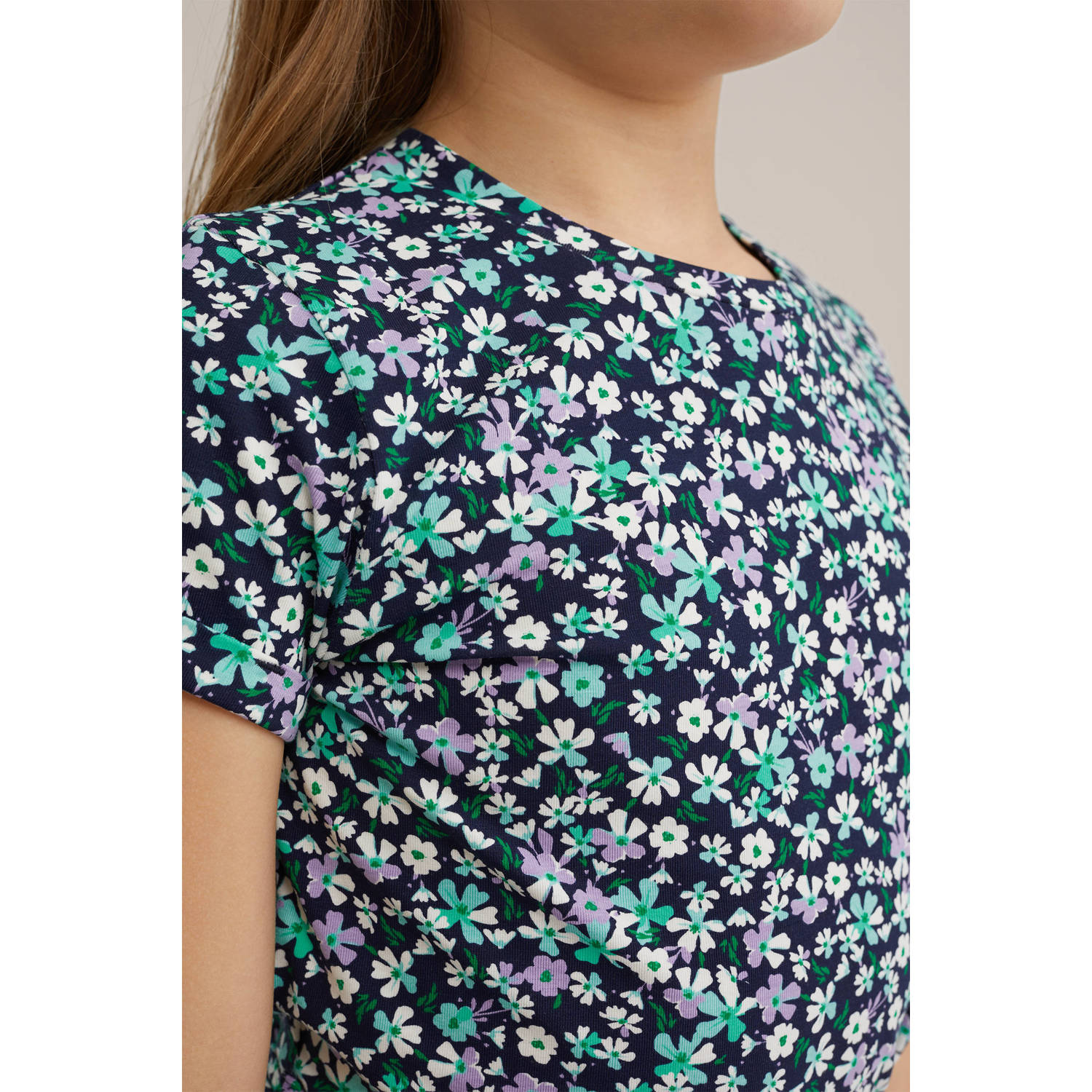 WE Fashion gebloemde jurk multi