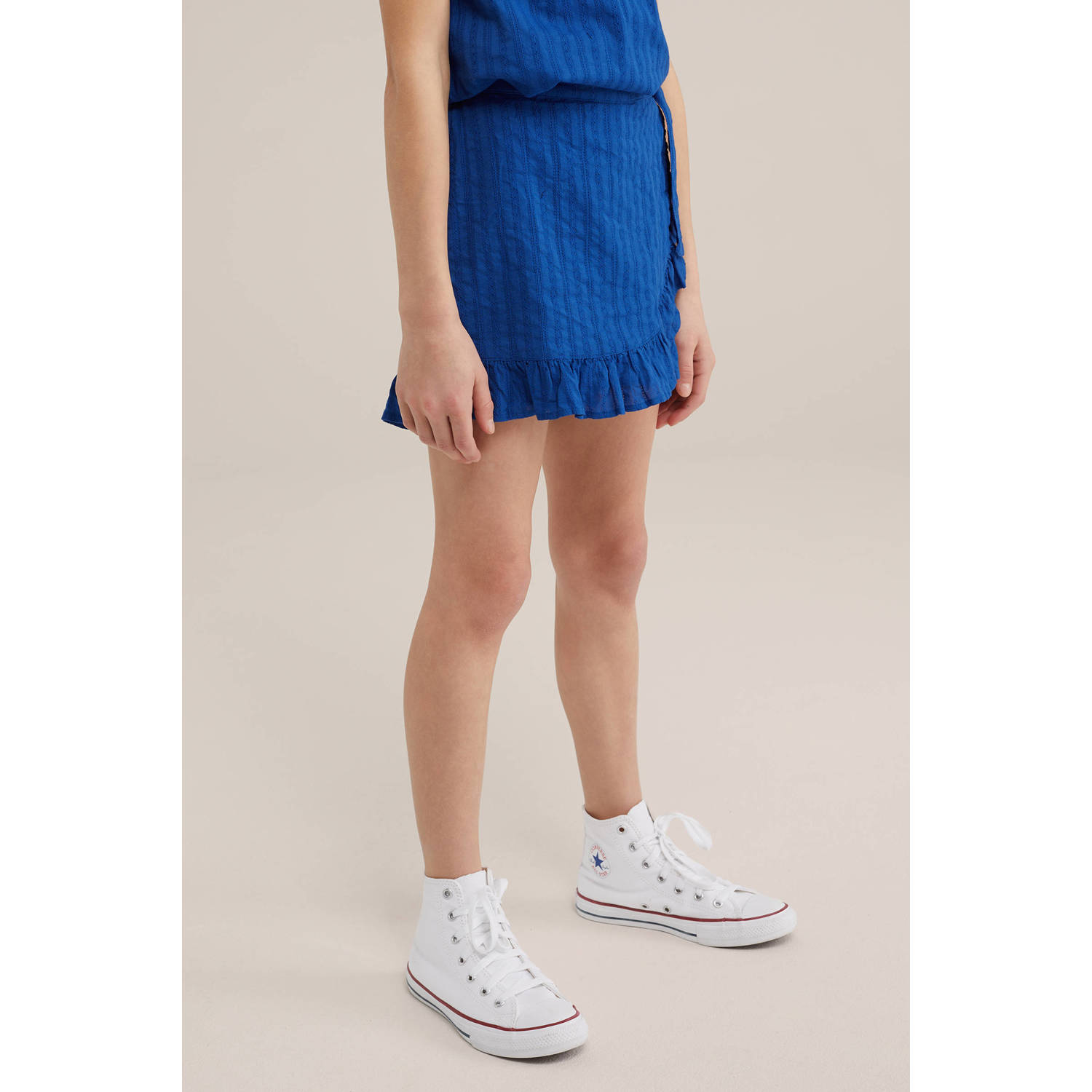 WE Fashion skort blauw