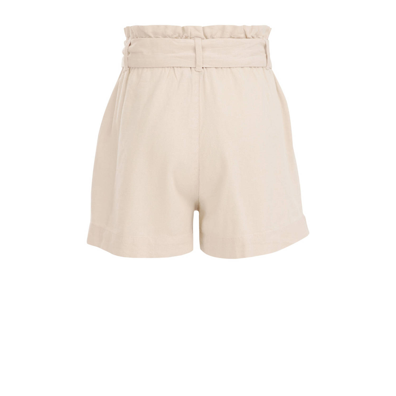 WE Fashion straight fit casual short beige