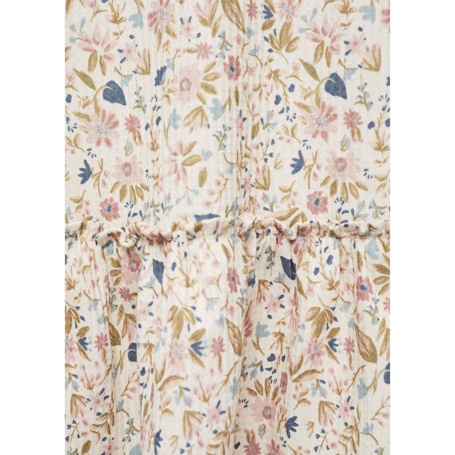 Mango Kids jurk met all over print beige