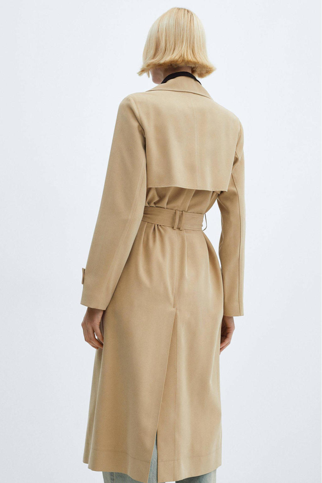 Bruine suede trenchcoat heren M - Froufrou's Bruine suede trenchcoat heren M - Froufrou's