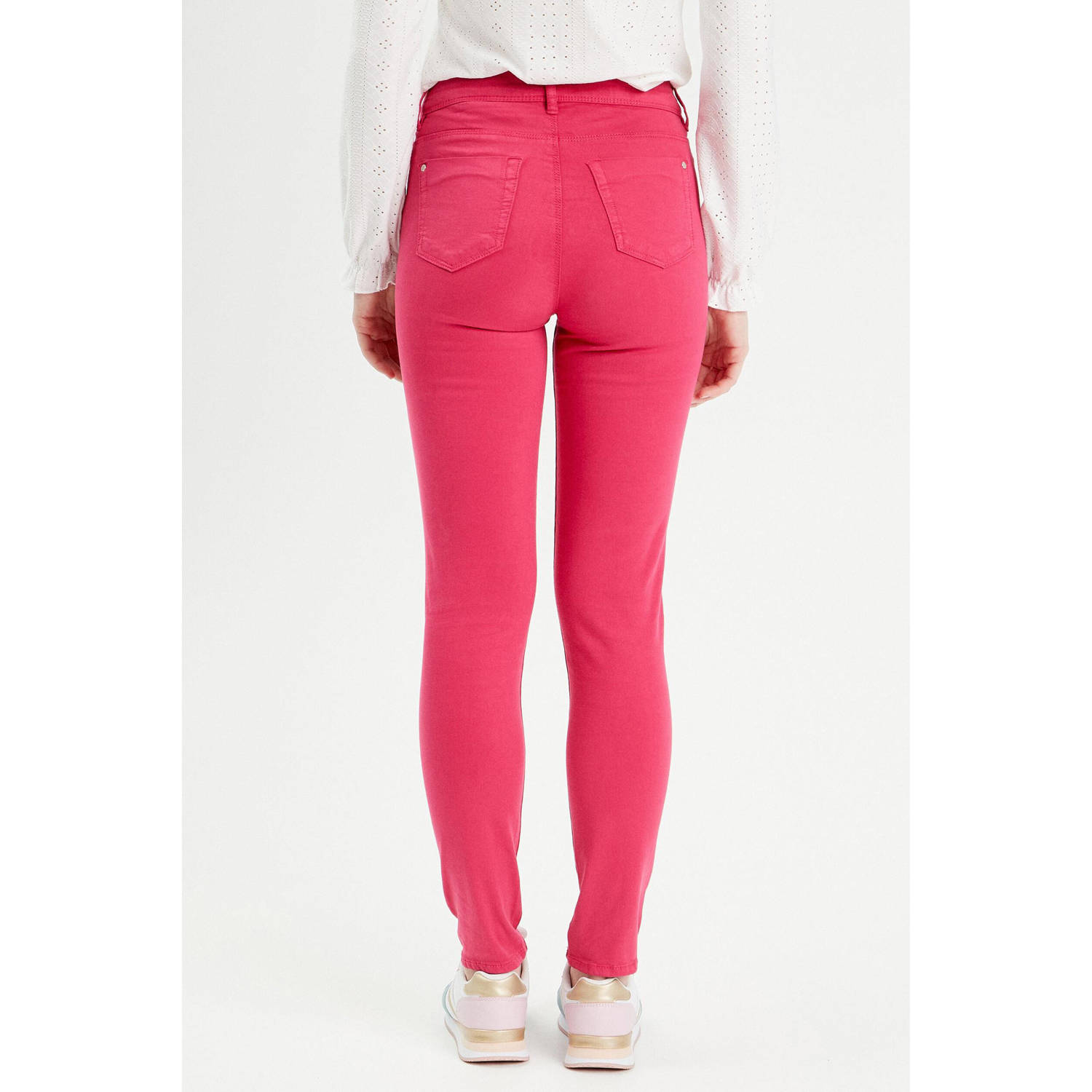 Cache slim fit jeans roze