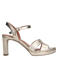 No Stress leren sandalettes goud