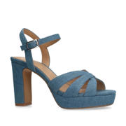 thumbnail: Manfield   sandalettes denim blauw