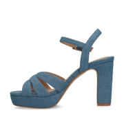 thumbnail: Manfield   sandalettes denim blauw