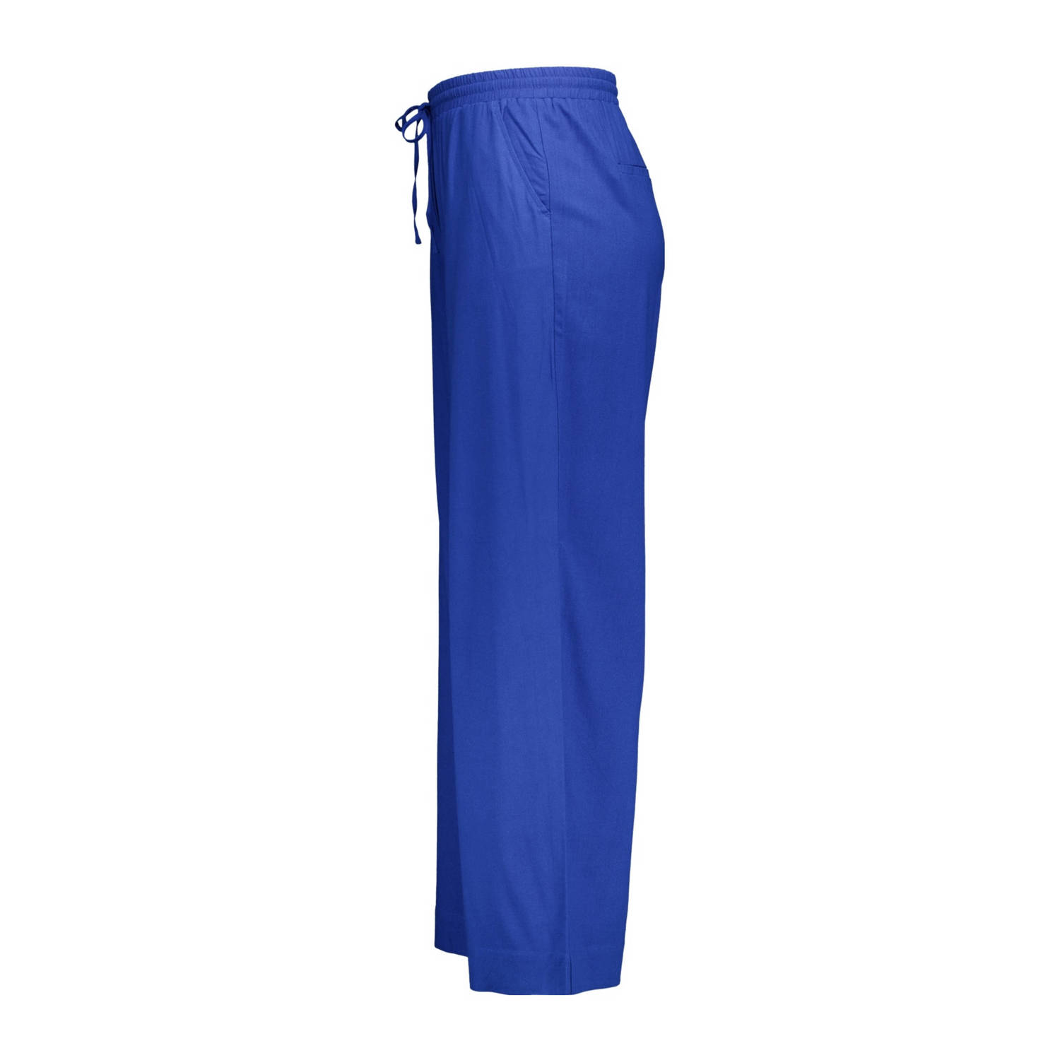 MS Mode high waist wide leg pantalon blauw