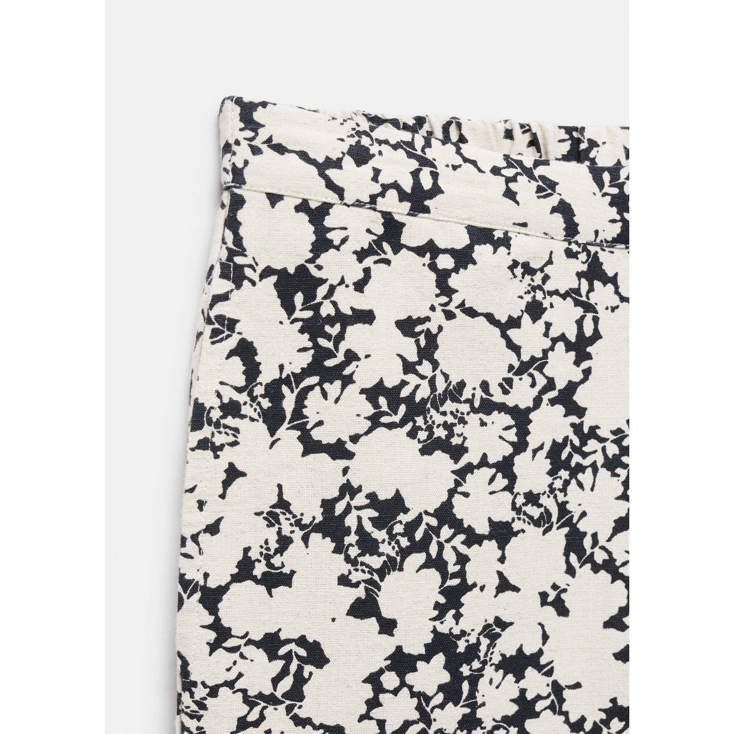 Mango Kids broek met all over print zwart