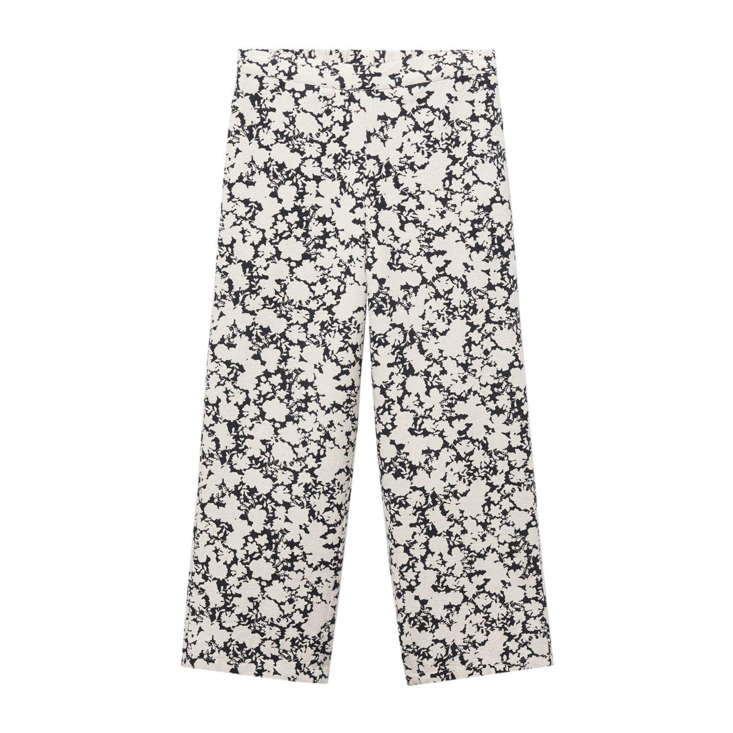 Mango Kids broek met all over print zwart Meisjes Katoen All over print 116