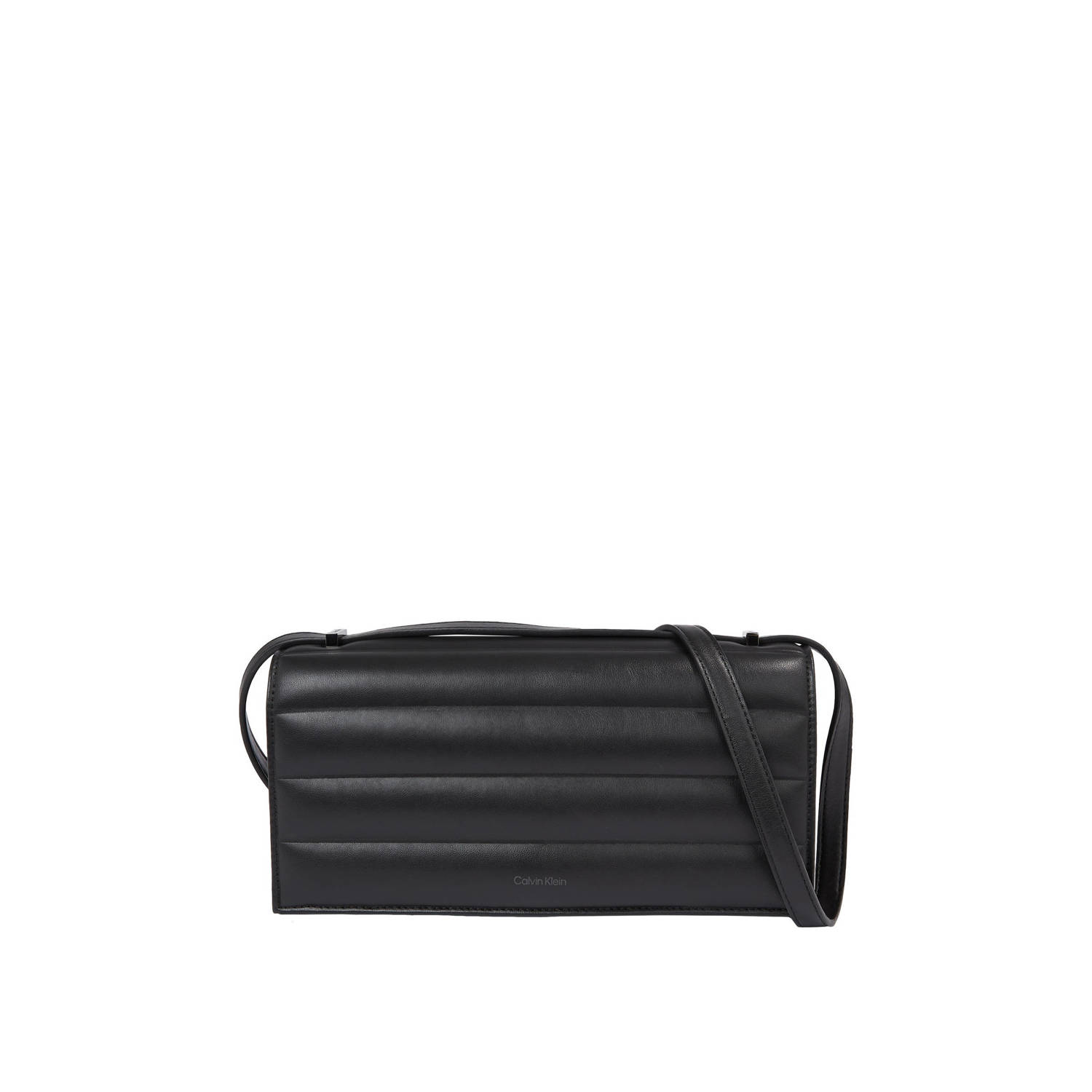 Calvin Klein gewatteerde crossbody tas zwart