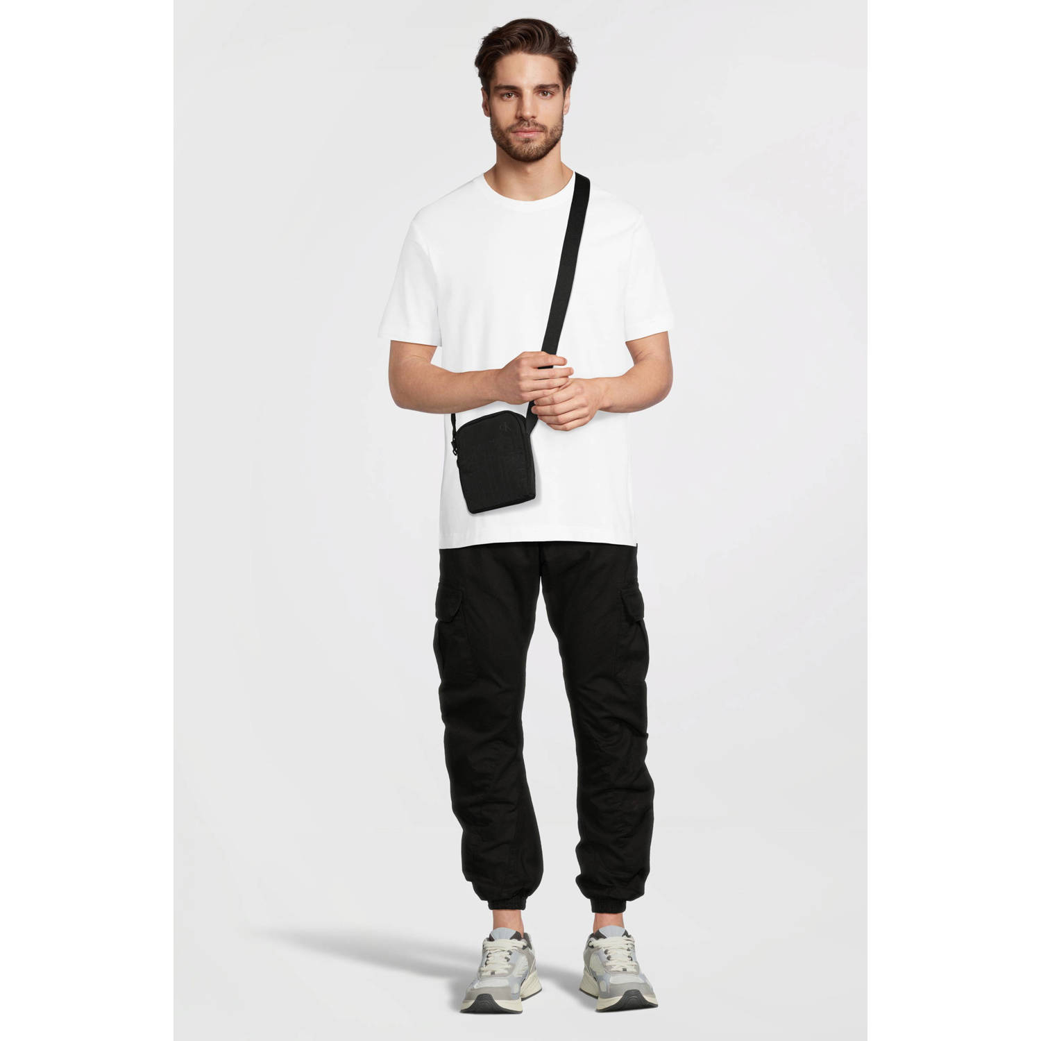 CALVIN KLEIN JEANS schoudertas zwart