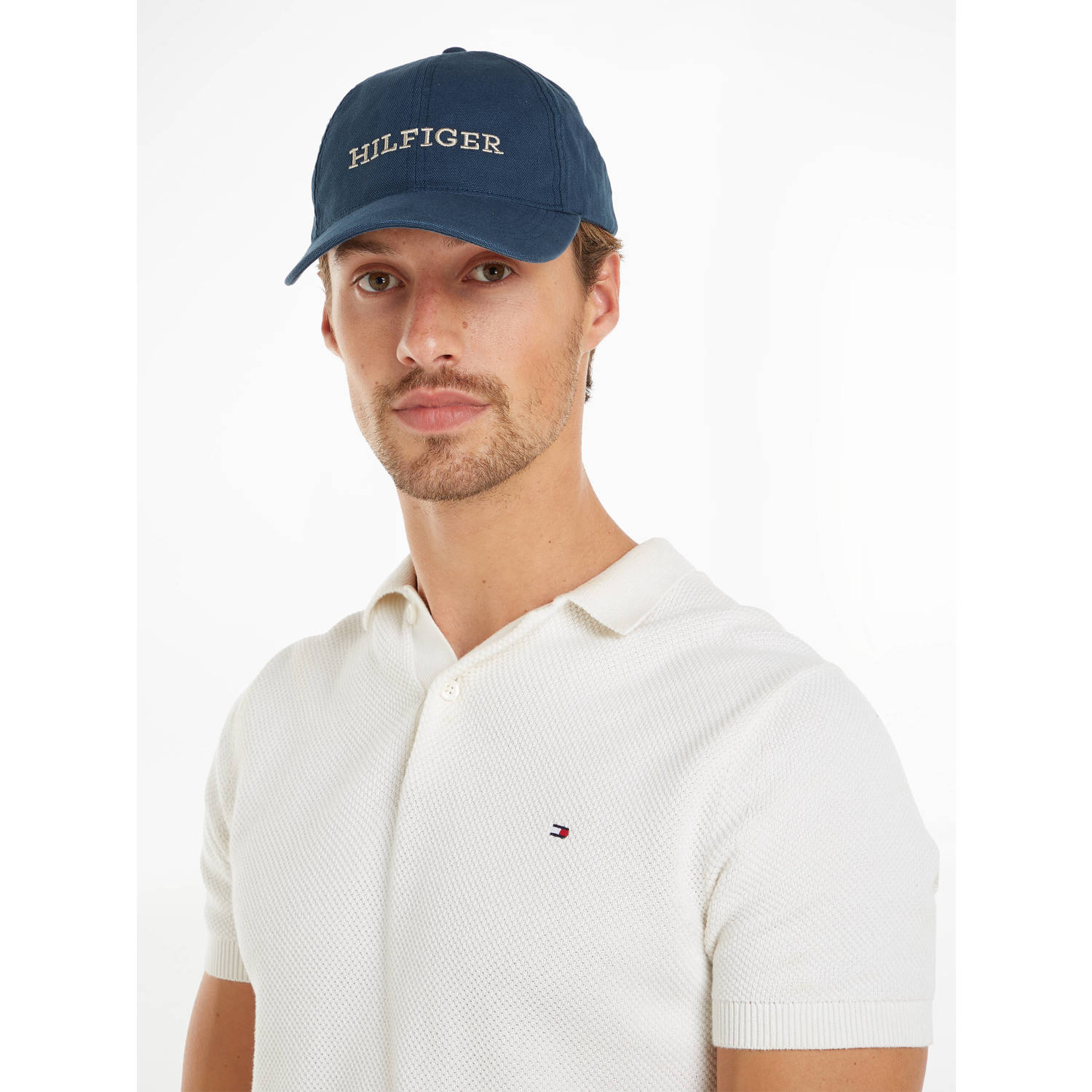 Tommy Hilfiger pet Monotype blauw
