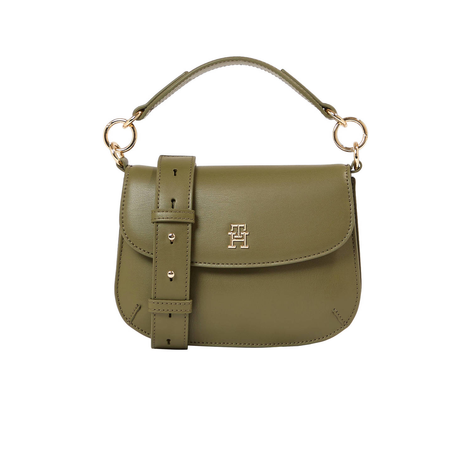 Tommy Hilfiger crossbody tas TH Chic olijfgroen