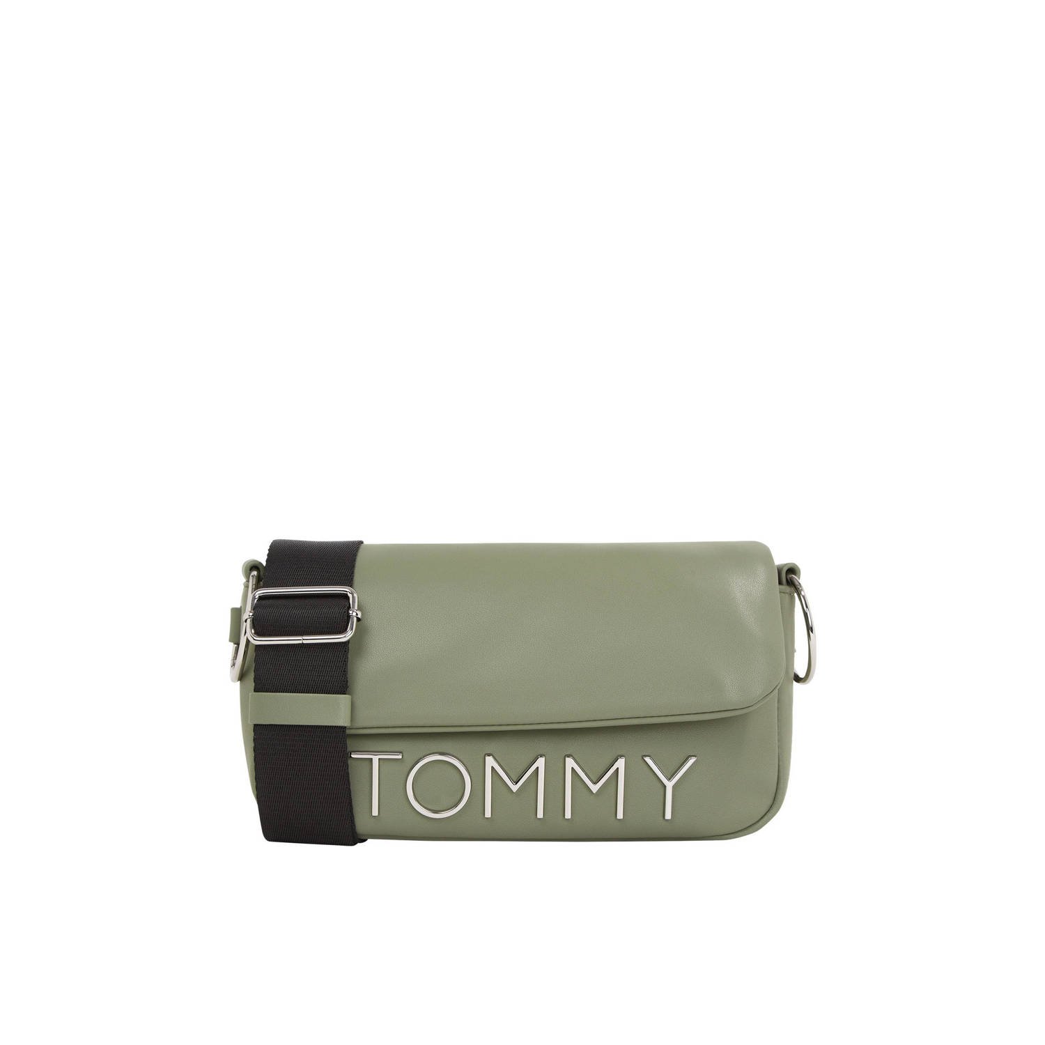 Tommy Jeans crossbody tas TJW Bold olijfgroen