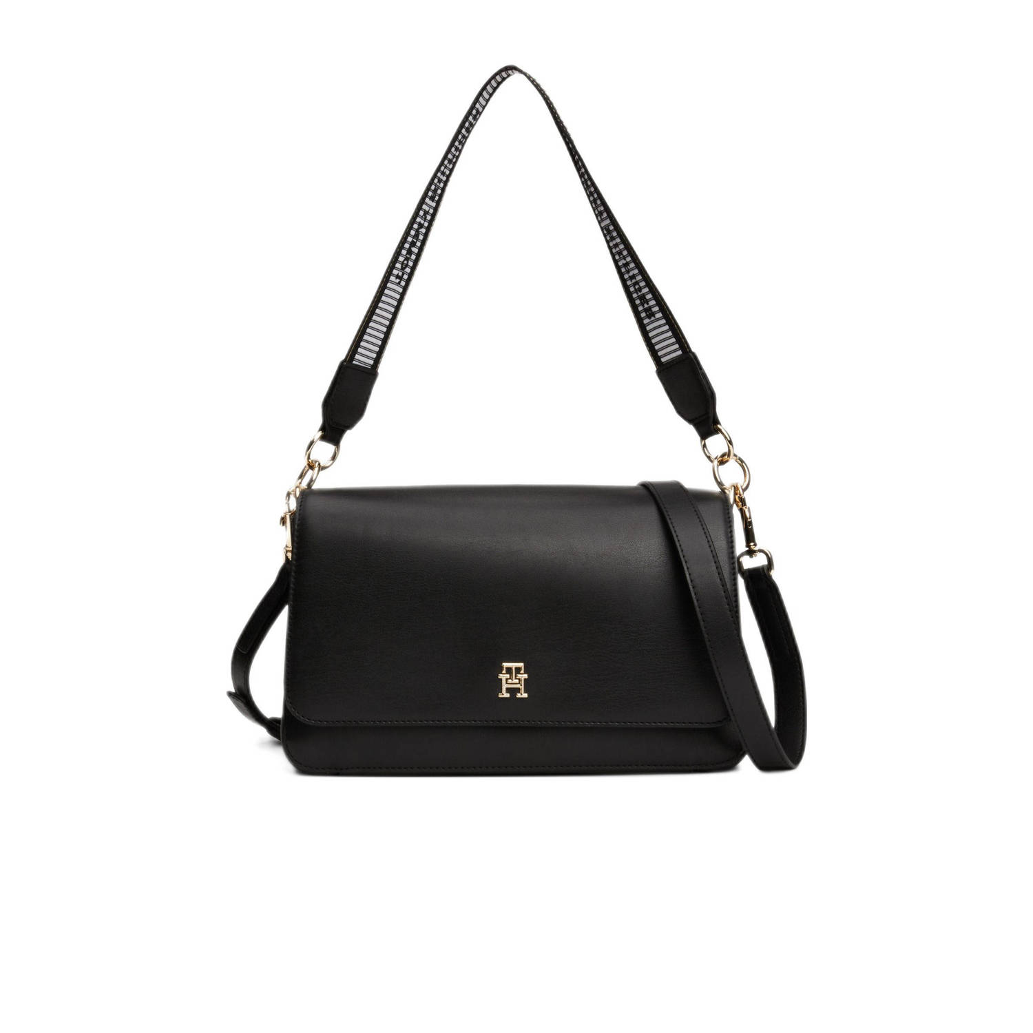 Tommy Hilfiger crossbody tas TH Fresh zwart