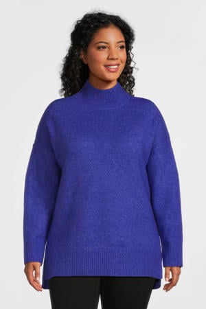 gebreide trui blauw