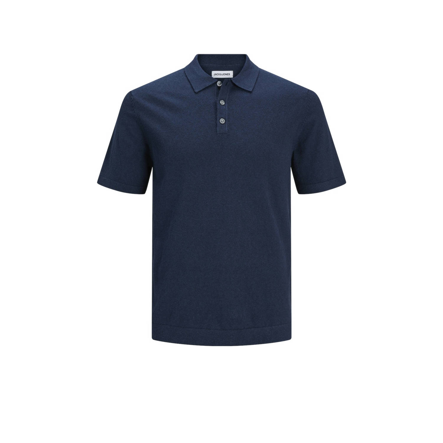 JACK & JONES ESSENTIALS polo JJEEMIL donkerblauw