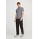 JACK & JONES ESSENTIALS slim fit polo JJEPAULOS grijs