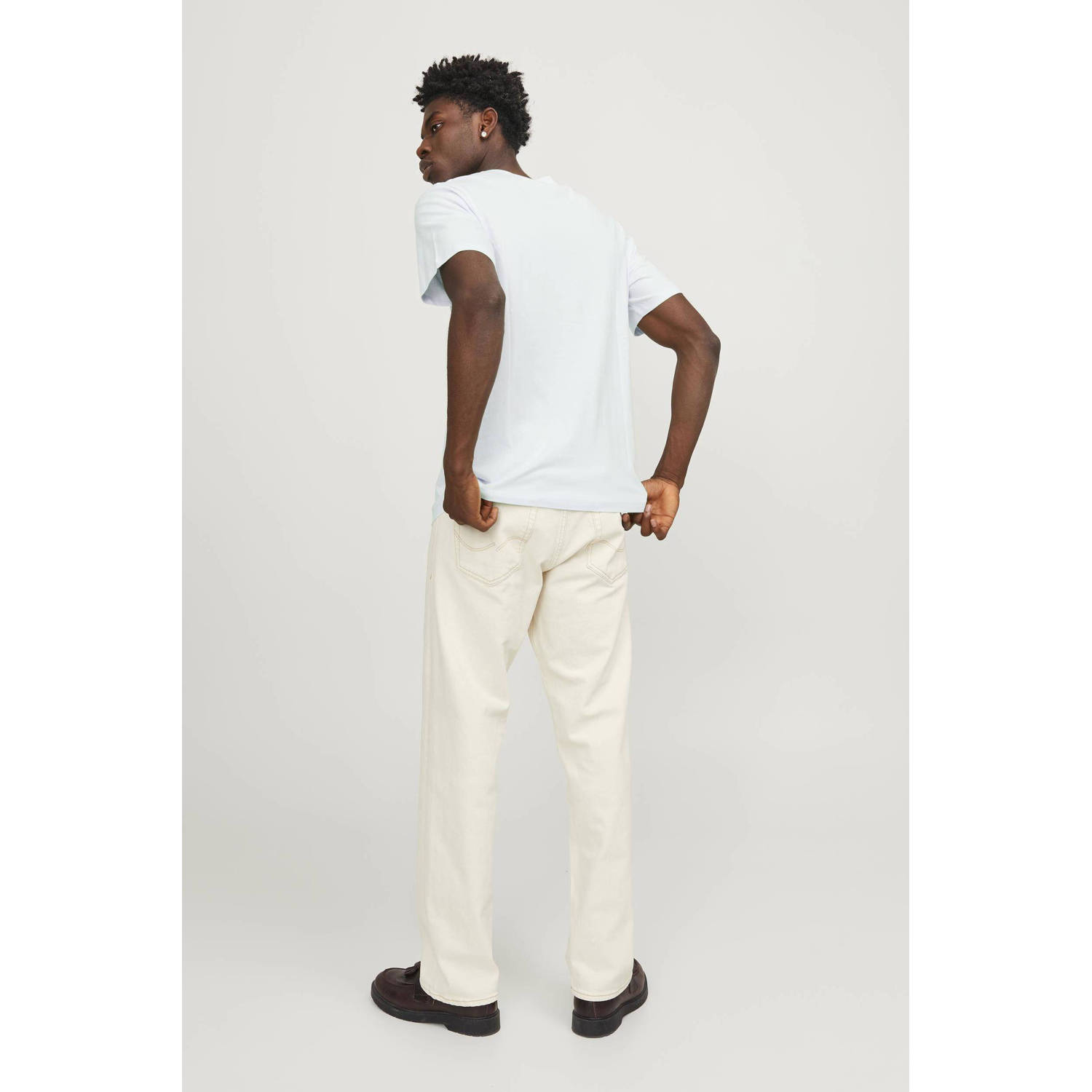 JACK & JONES ESSENTIALS regular fit T-shirt JJEORGANIC soothing sea