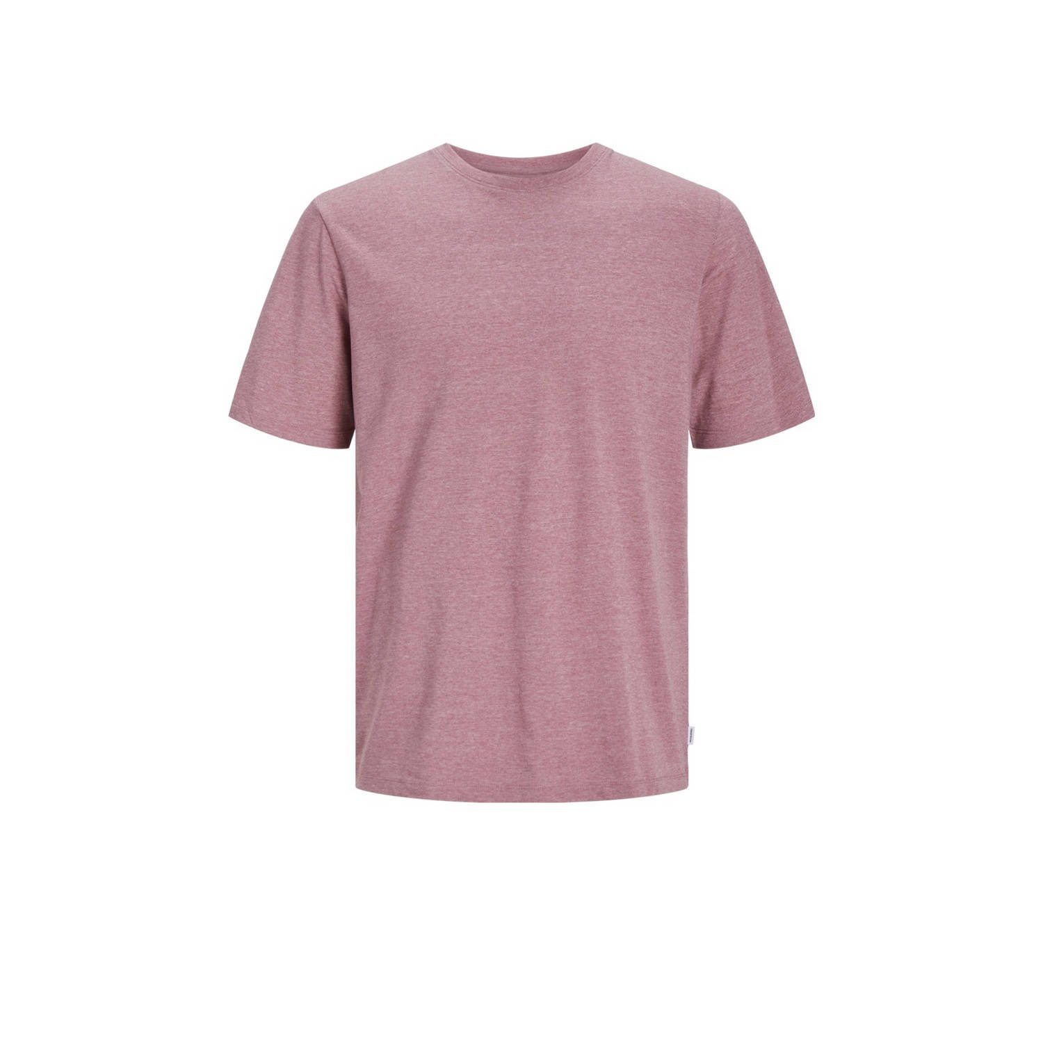 JACK & JONES ESSENTIALS gemêleerd T-shirt JJEORGANIC roze