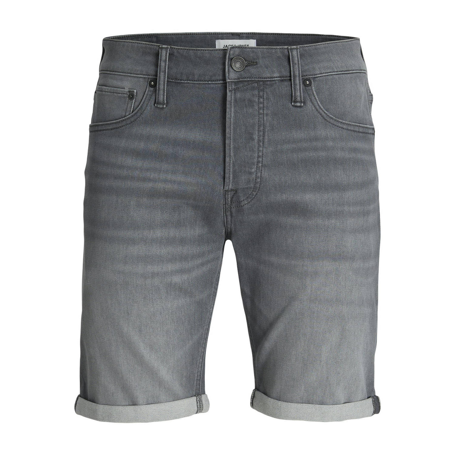 JACK & JONES JEANS INTELLIGENCE regular fit short JJIRICK JJICON 370 igrey denim