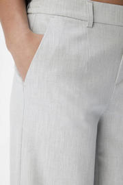 thumbnail: OBJECT wide leg pantalon OBJLISA lichtgrijs