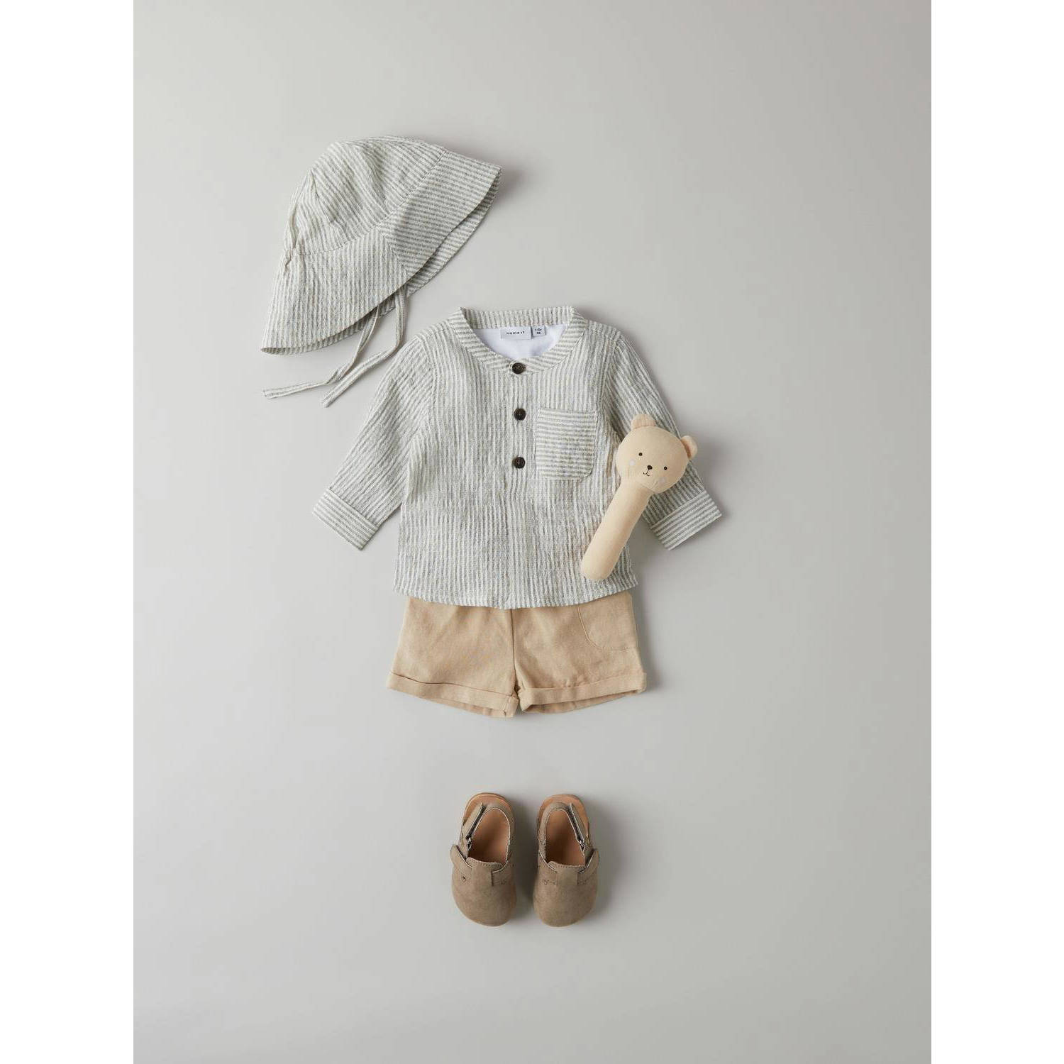 NAME IT BABY casual short NBMFAHER beige