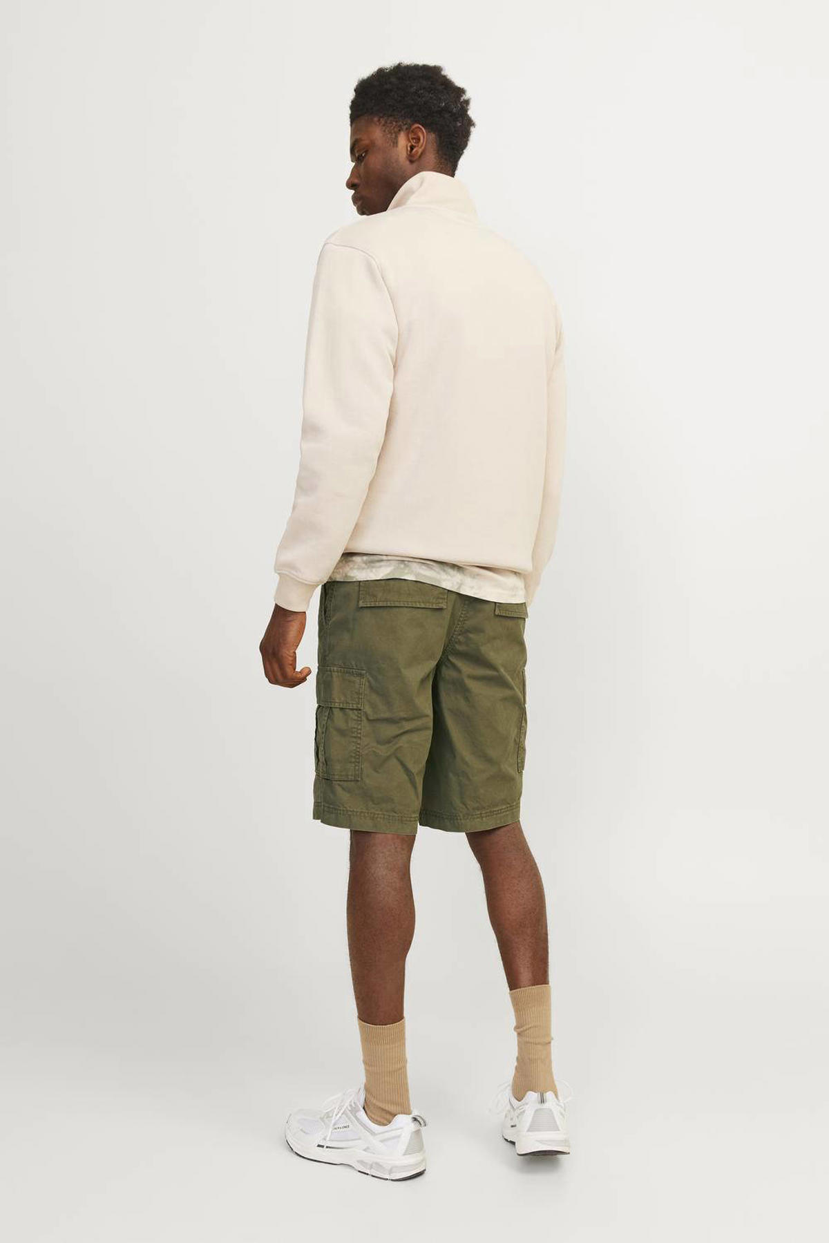 Jack & Jones Jpstcole Jjnico Cargo Jogger Short, diep lichen green