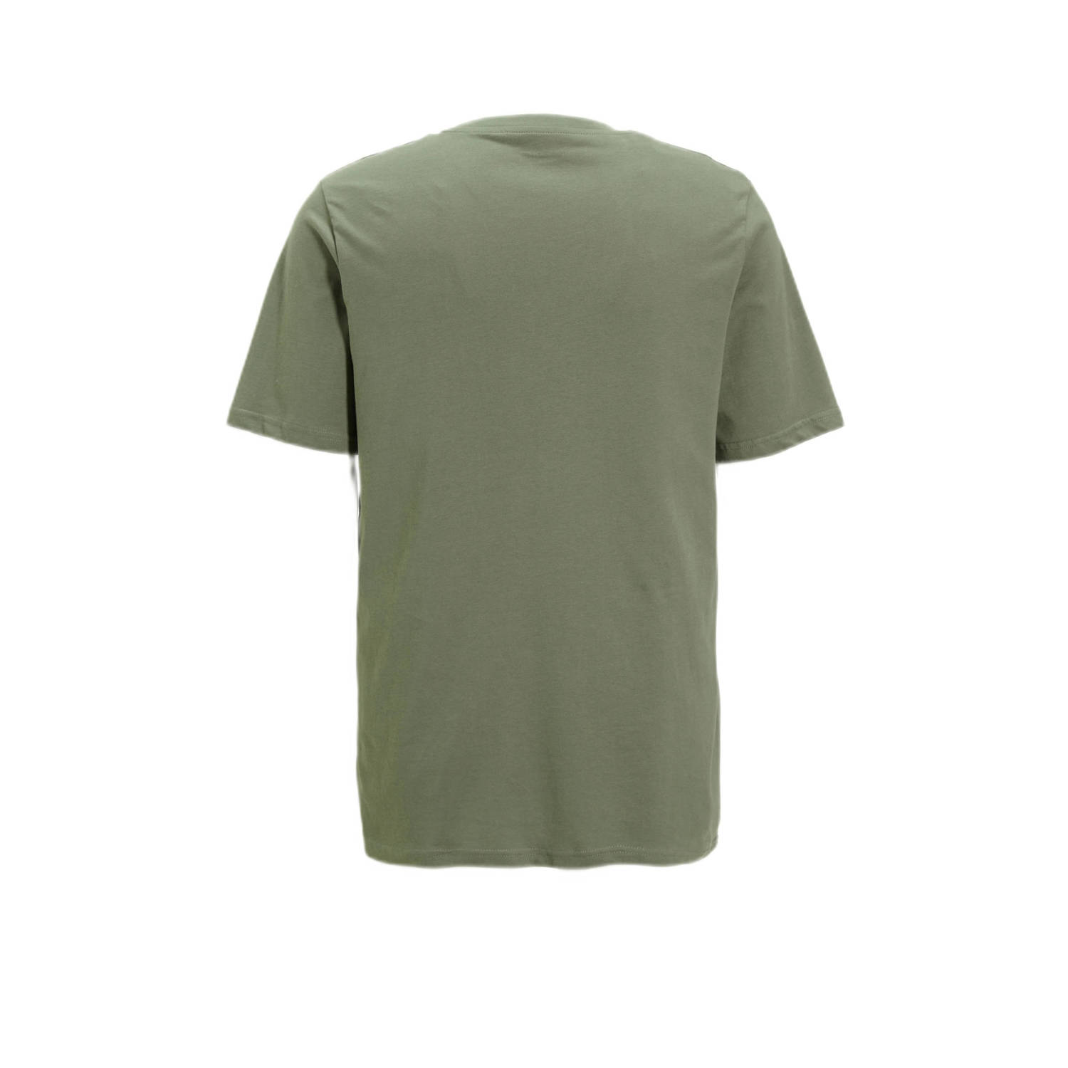 JACK & JONES CORE T-shirt JCOTYPO met logo groen
