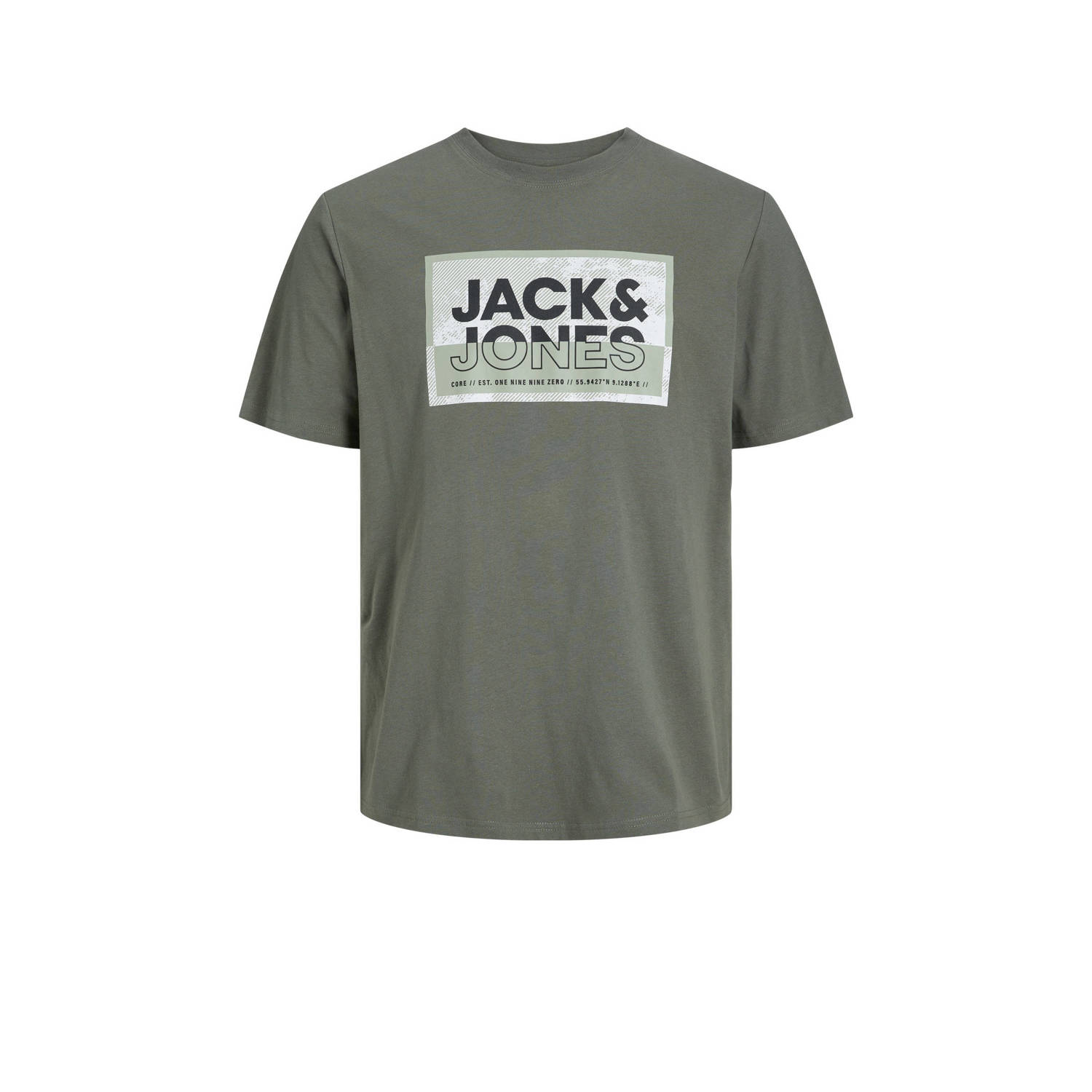 Jack & Jones Shirt met korte mouwen JCOLOGAN TEE SS CREW NECK SS24 LN