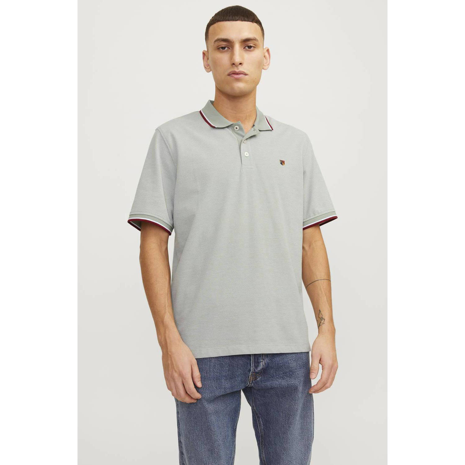 JACK & JONES PREMIUM polo JPRBLUWIN mintgroen