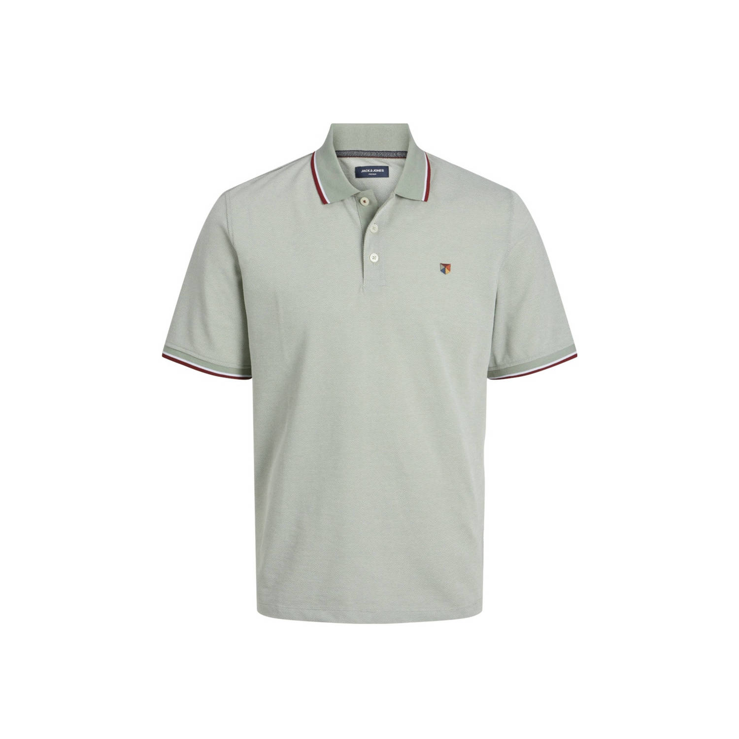 JACK & JONES PREMIUM polo JPRBLUWIN mintgroen