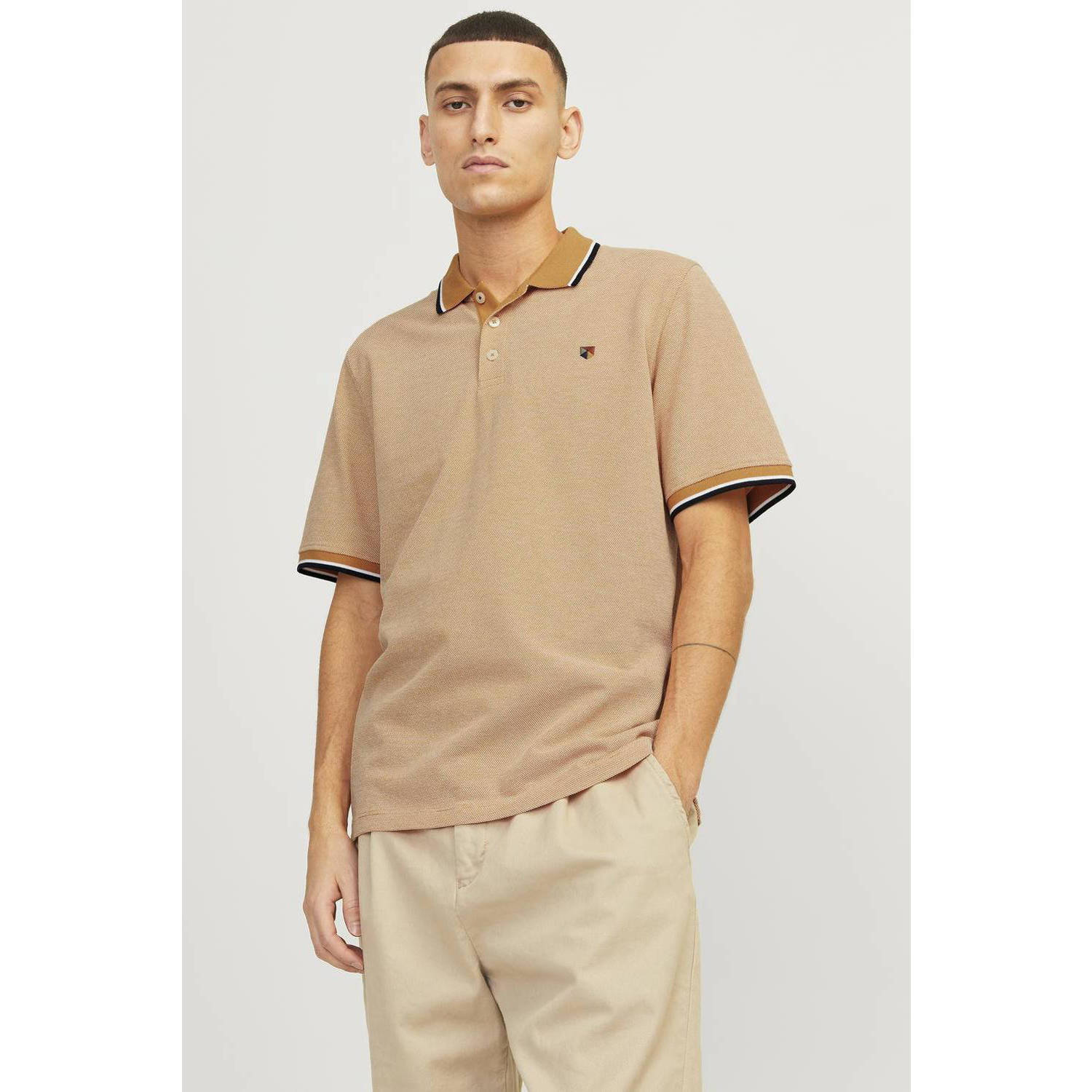 JACK & JONES PREMIUM polo JPRBLUWIN oranje