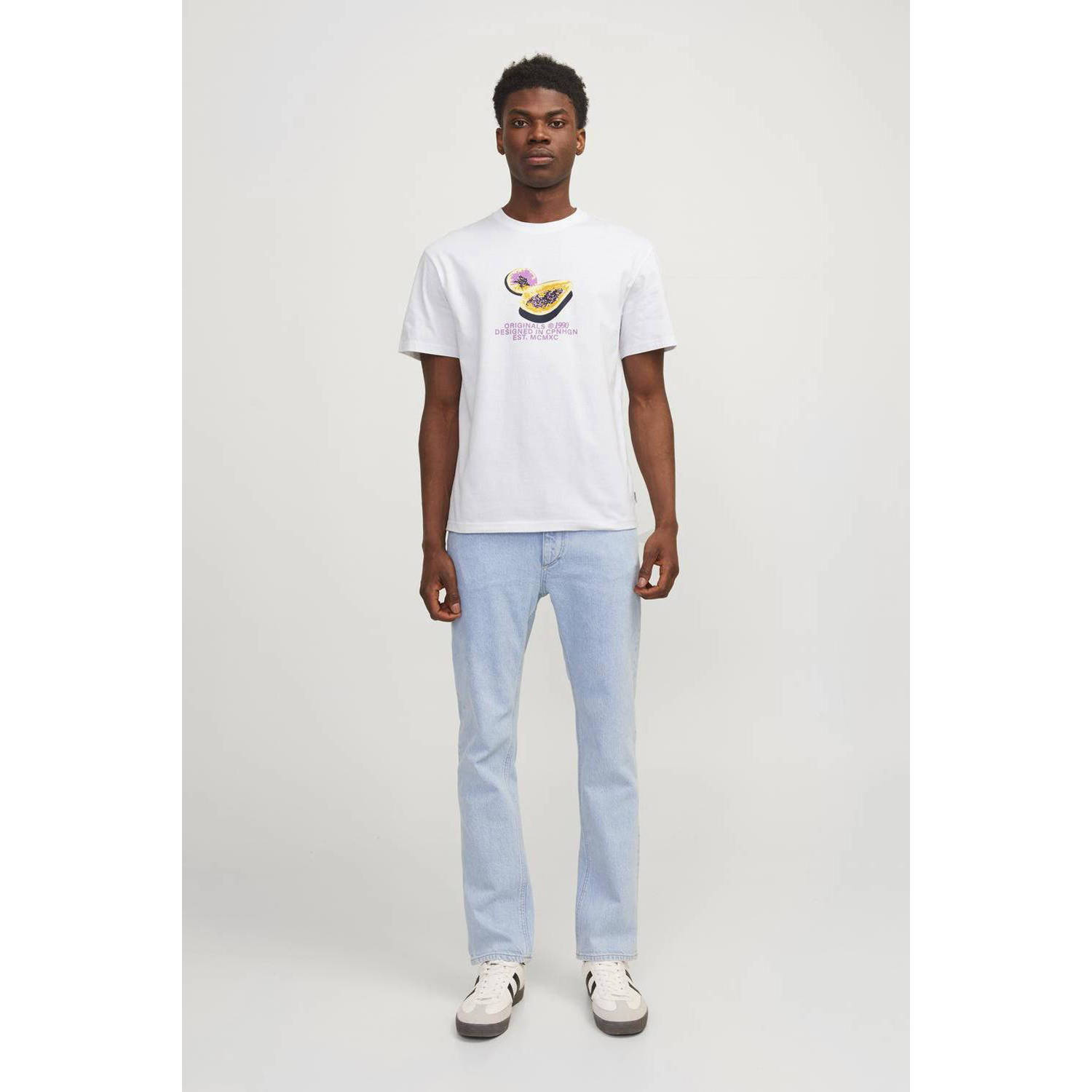 JACK & JONES ORIGINALS T-shirt JORTAMPA met printopdruk laurel wreath