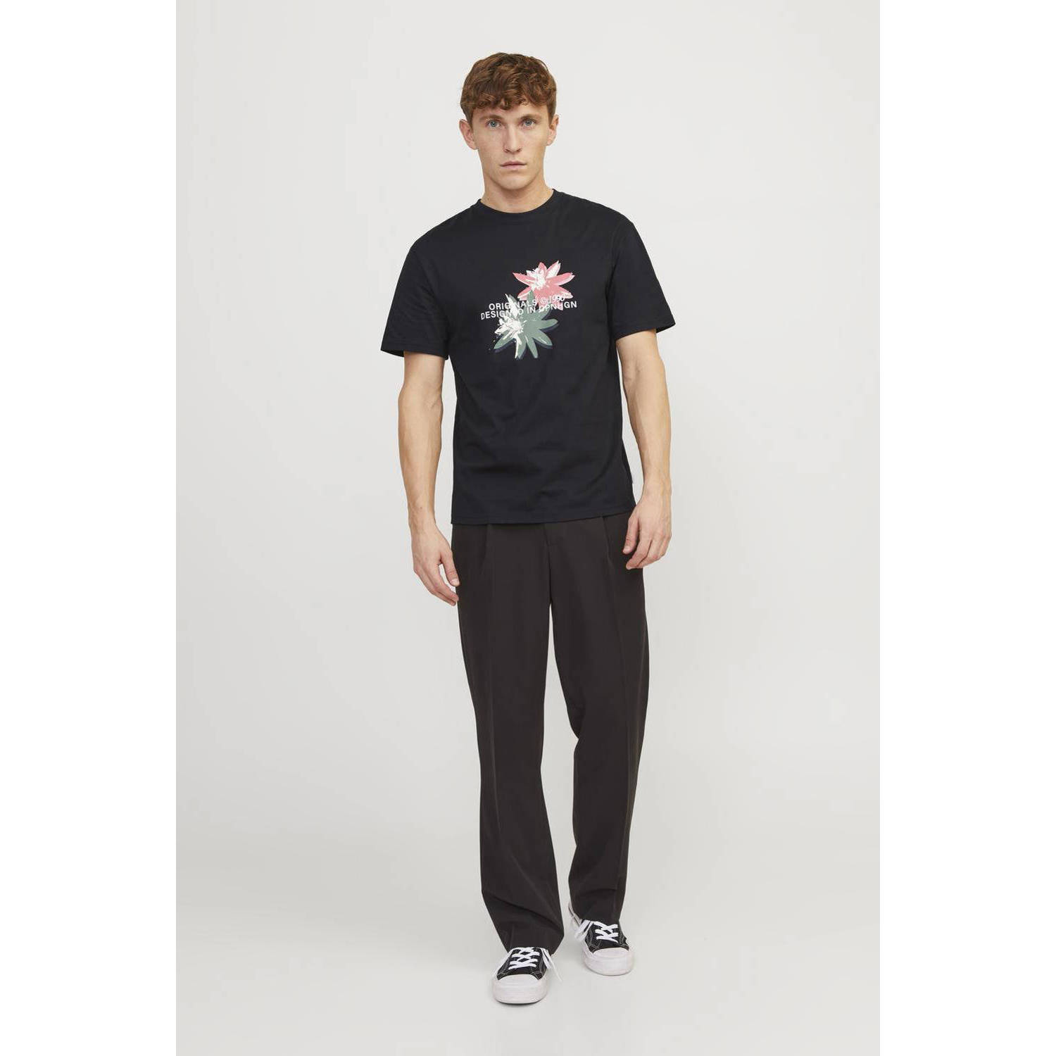 JACK & JONES ORIGINALS T-shirt JORTAMPA met printopdruk laurel wreath