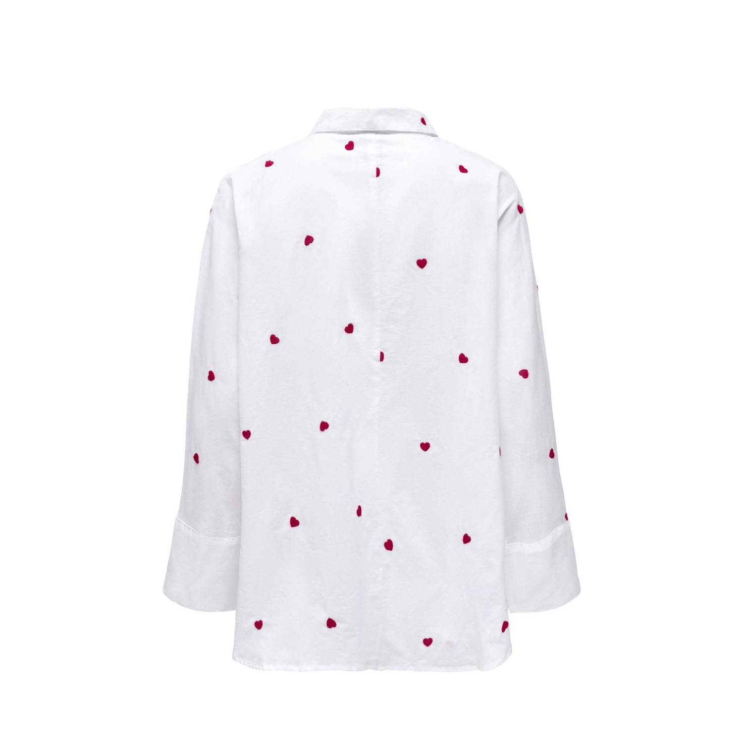 ONLY blouse wit rood
