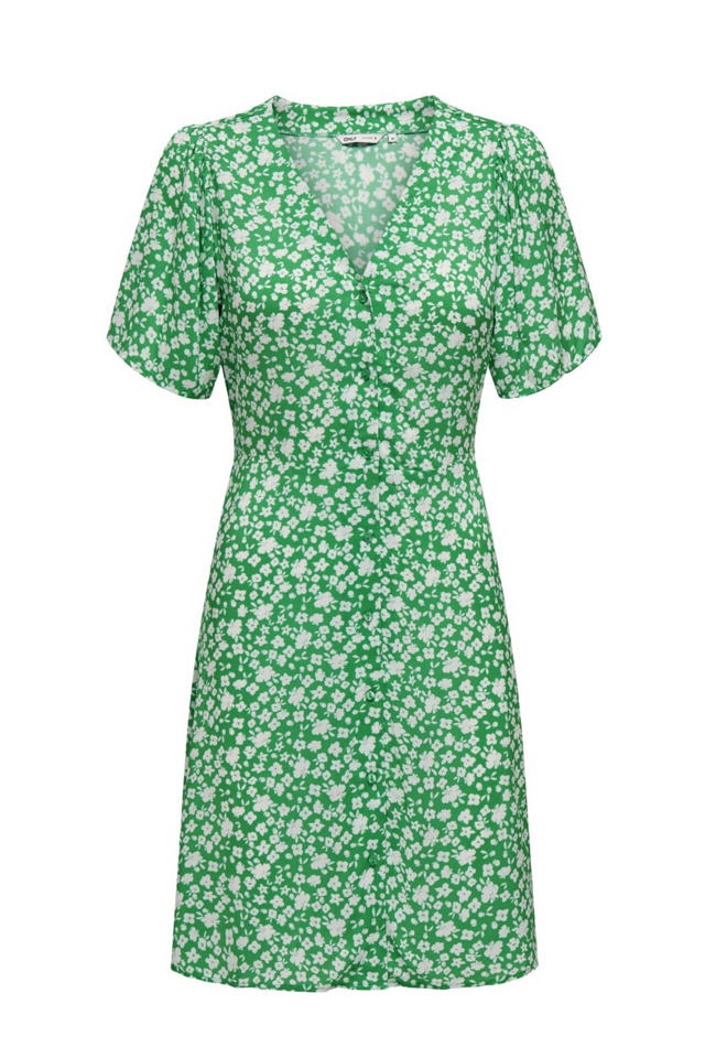 Dames Groene Bloemetjes Jurk Dames Jurken Gebloemde